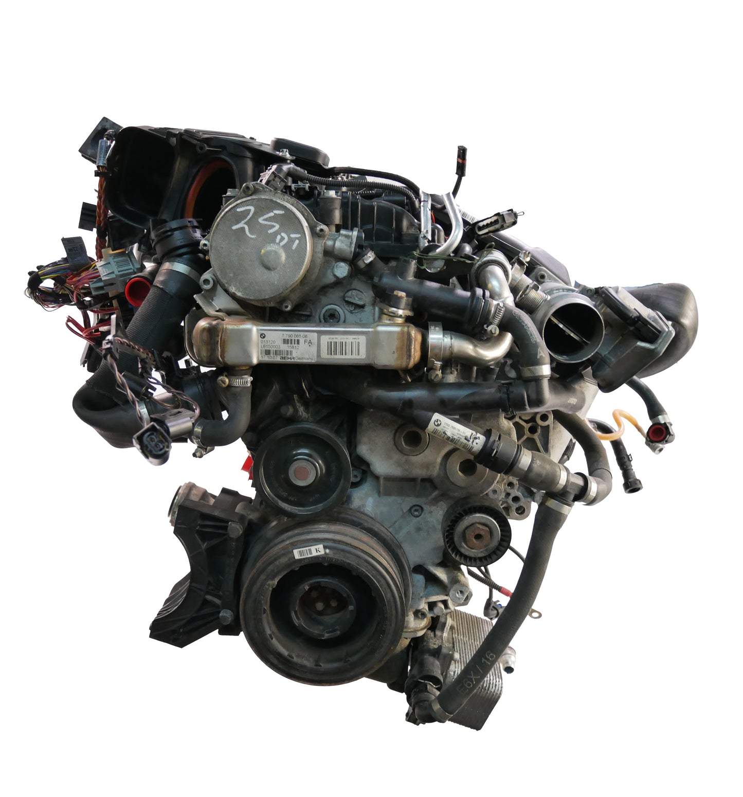 Moteur BMW Série 5 E60 E61 3,0 525 xDrive 306D3 M57D30 M57 11000432171 d'occasion - Moteur Auto Usagé