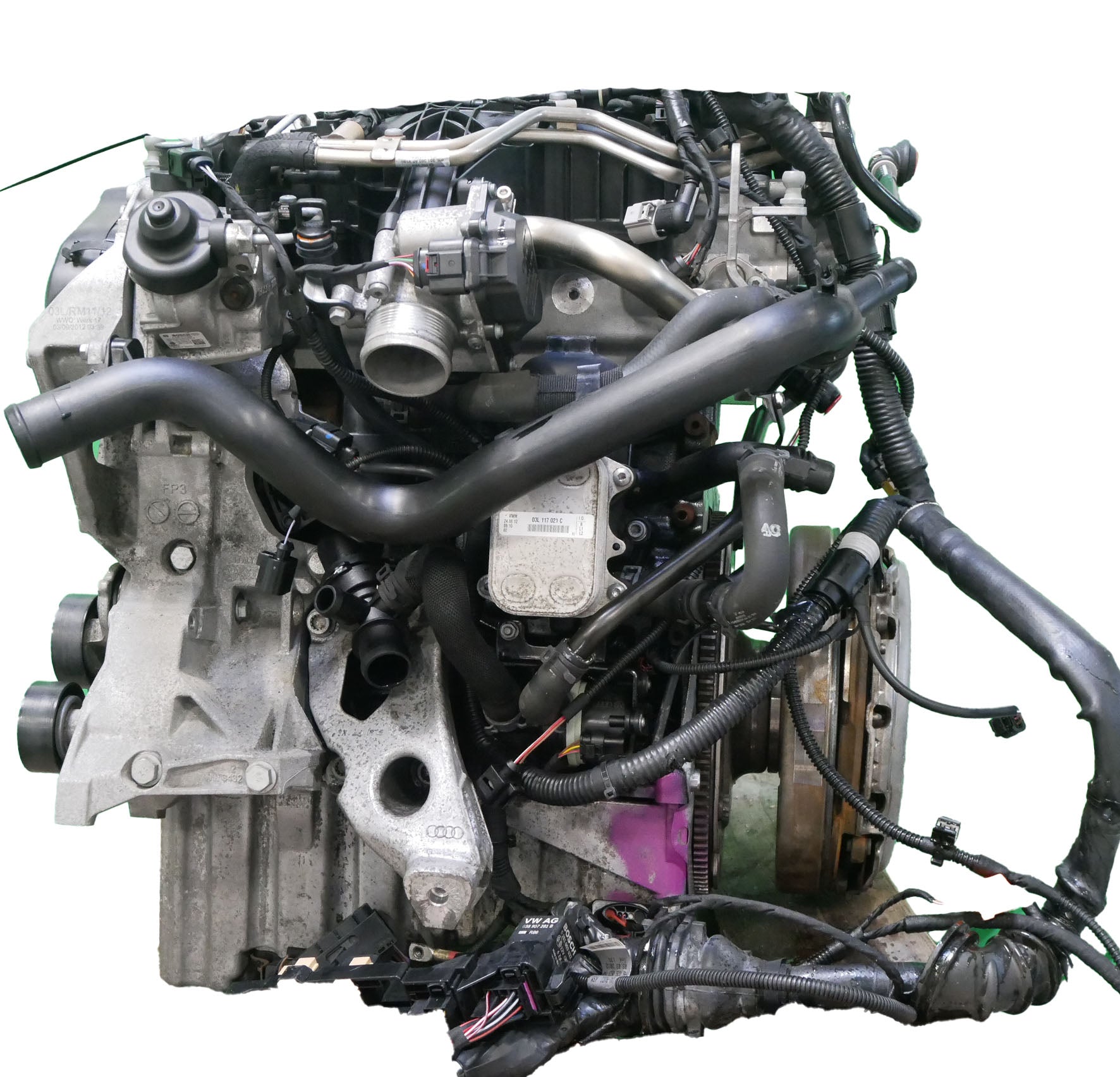 Moteur pour Audi 2,0 TDI Diesel CJCA CJC 03L100037T d'occasion - Moteur Auto Usagé