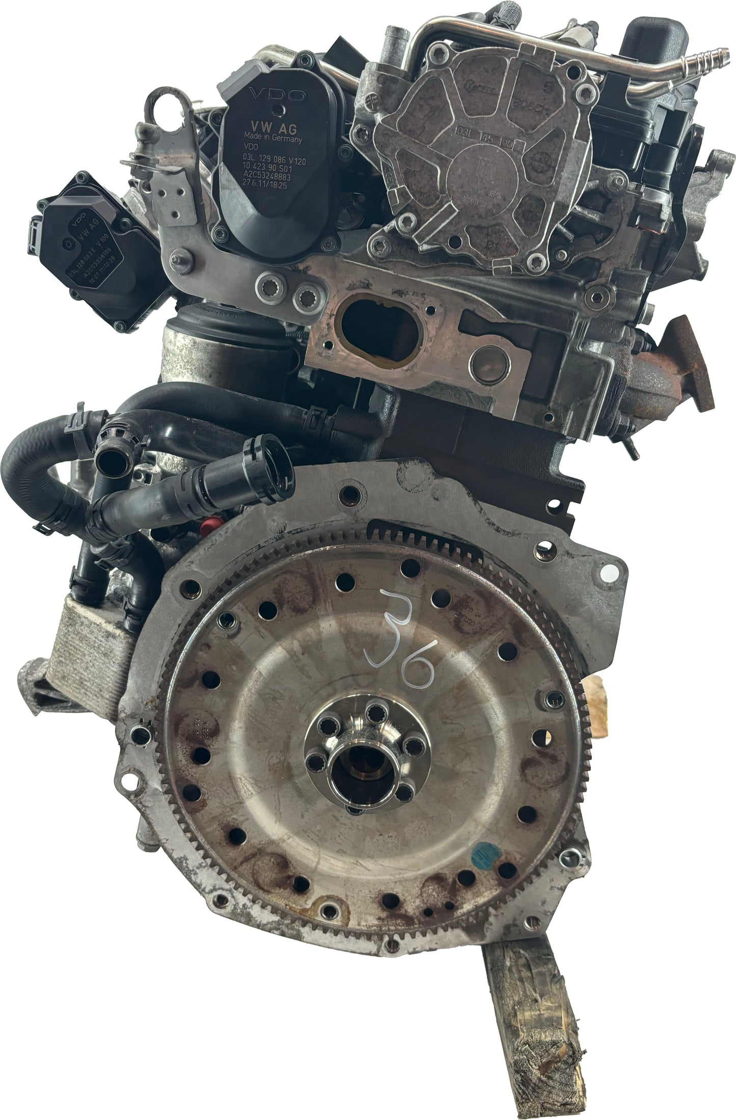 Moteur pour Audi 2,0 TDI CAGB 03L100036C d'occasion - Moteur Auto Usagé