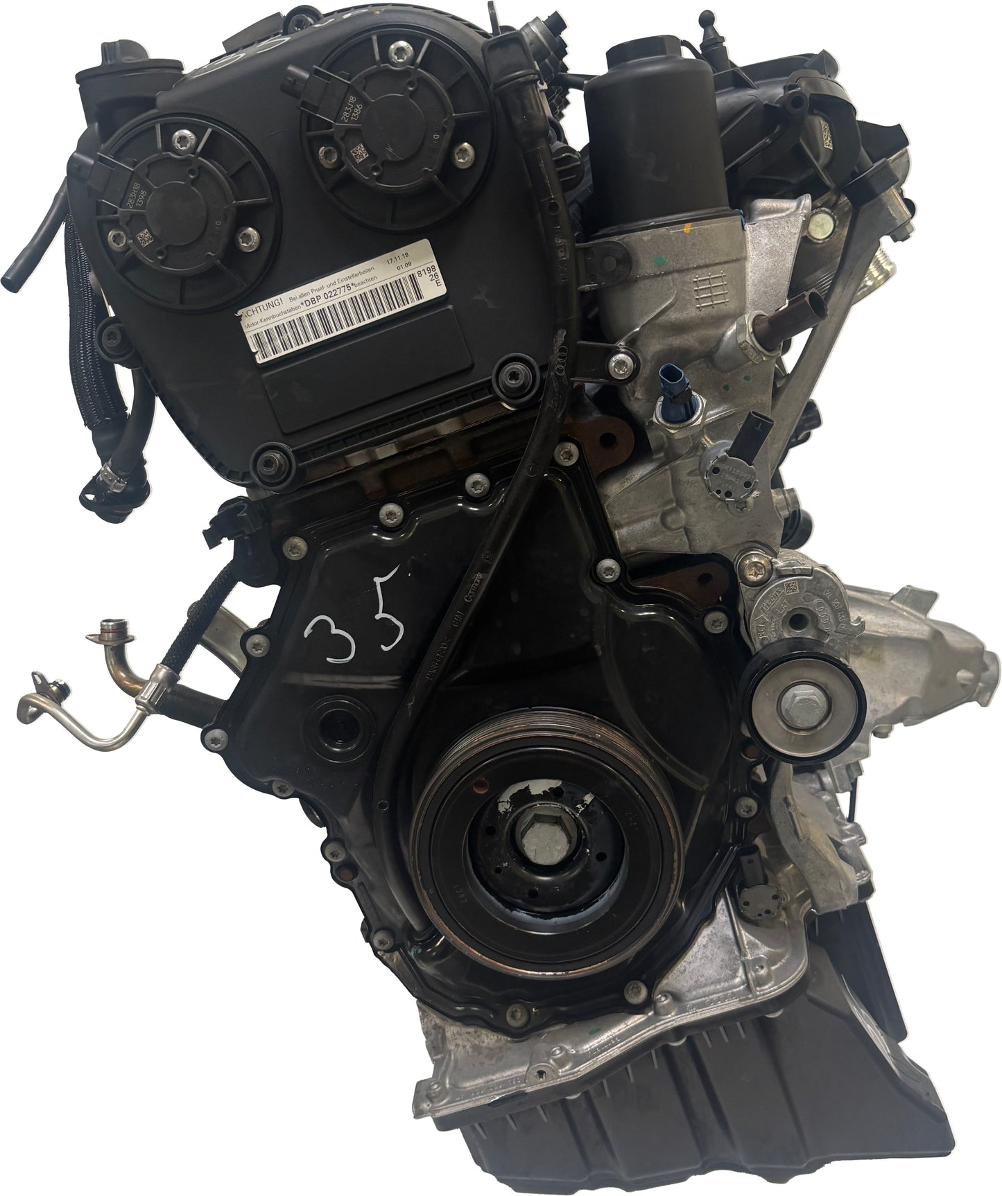 Moteur Pour Audi A4 B9 2,0 TFSI DBPA DBP 06L100034J d'occasion - Moteur Auto Usagé