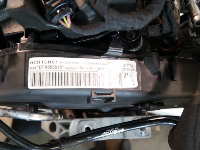 Vue moteur DTR-DTRC VW 2.0L – pièce occasion