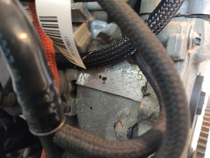 Vue moteur N47D20C-N47 BMW 2.0L – pièce occasion