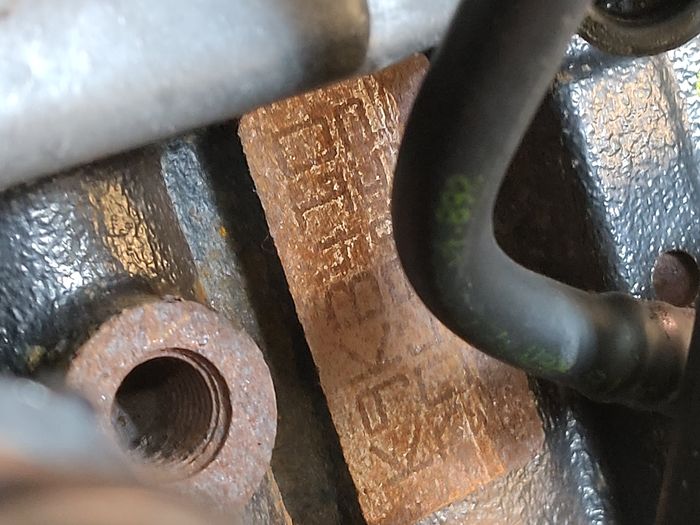 Vue moteur K9K410-K9K Nissan 1.5L – pièce occasion