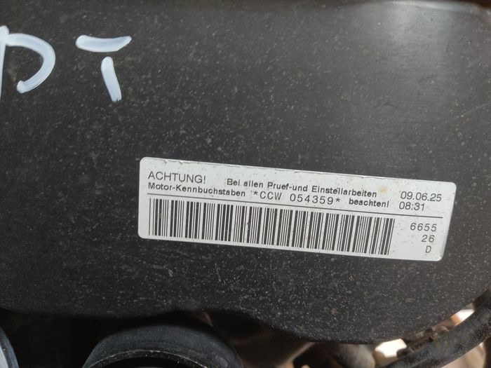 Vue moteur CCW-CCWA Audi 3.0L – pièce occasion
