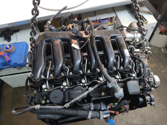 Vue moteur M57D30O2-M57-M57D30-306D3 BMW 3.0L – pièce occasion
