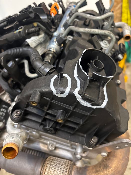 Vue moteur CRCA-CRC VW 3.0L – pièce occasion