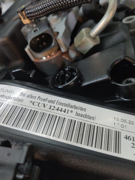 Vue moteur CUVC-CUV Audi 2.0L – pièce occasion