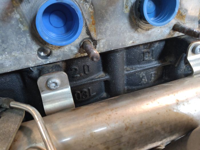 Vue moteur CBAB-CBA Audi 2.0L – pièce occasion