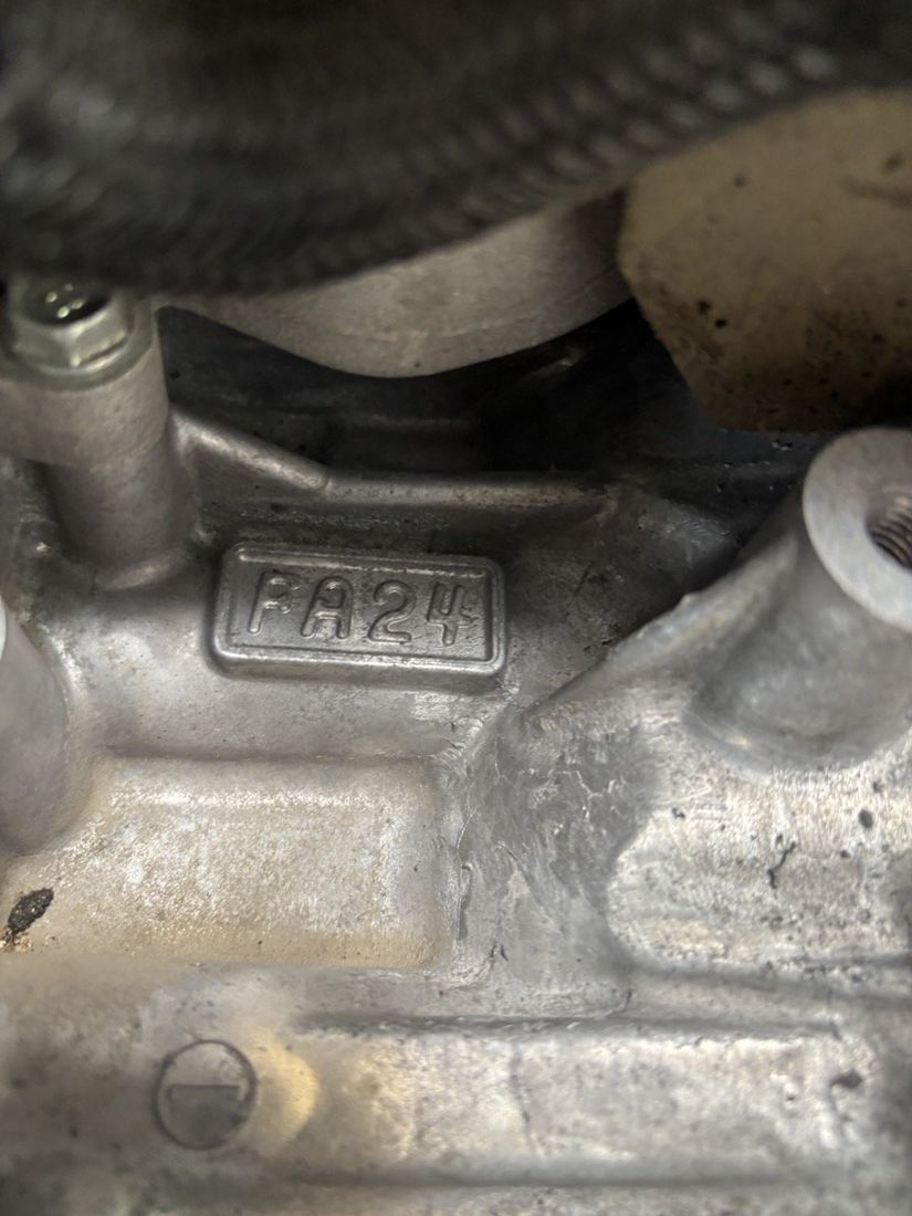 Vue moteur FA24F-FA24 Subaru 2.4L – pièce occasion