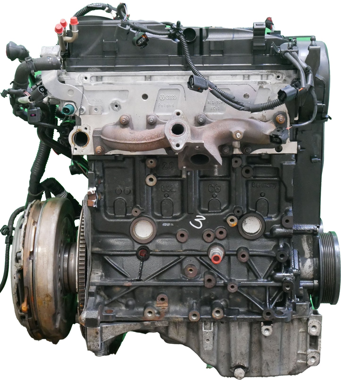 Moteur pour Audi 2,0 TDI Diesel CJCA CJC 03L100037T d'occasion - Moteur Auto Usagé