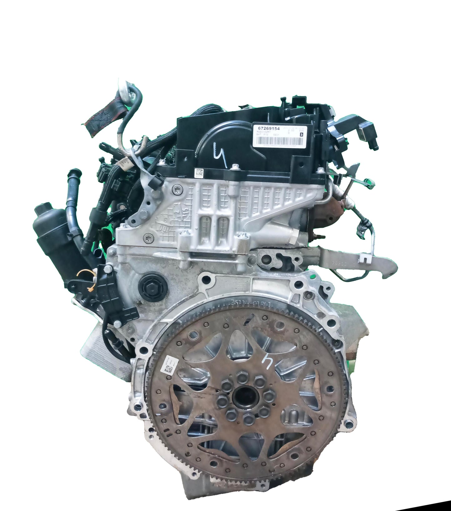 Moteur pour BMW 2,0 520 d B47D20A B47O 11002361993 d'occasion - Moteur Auto Usagé