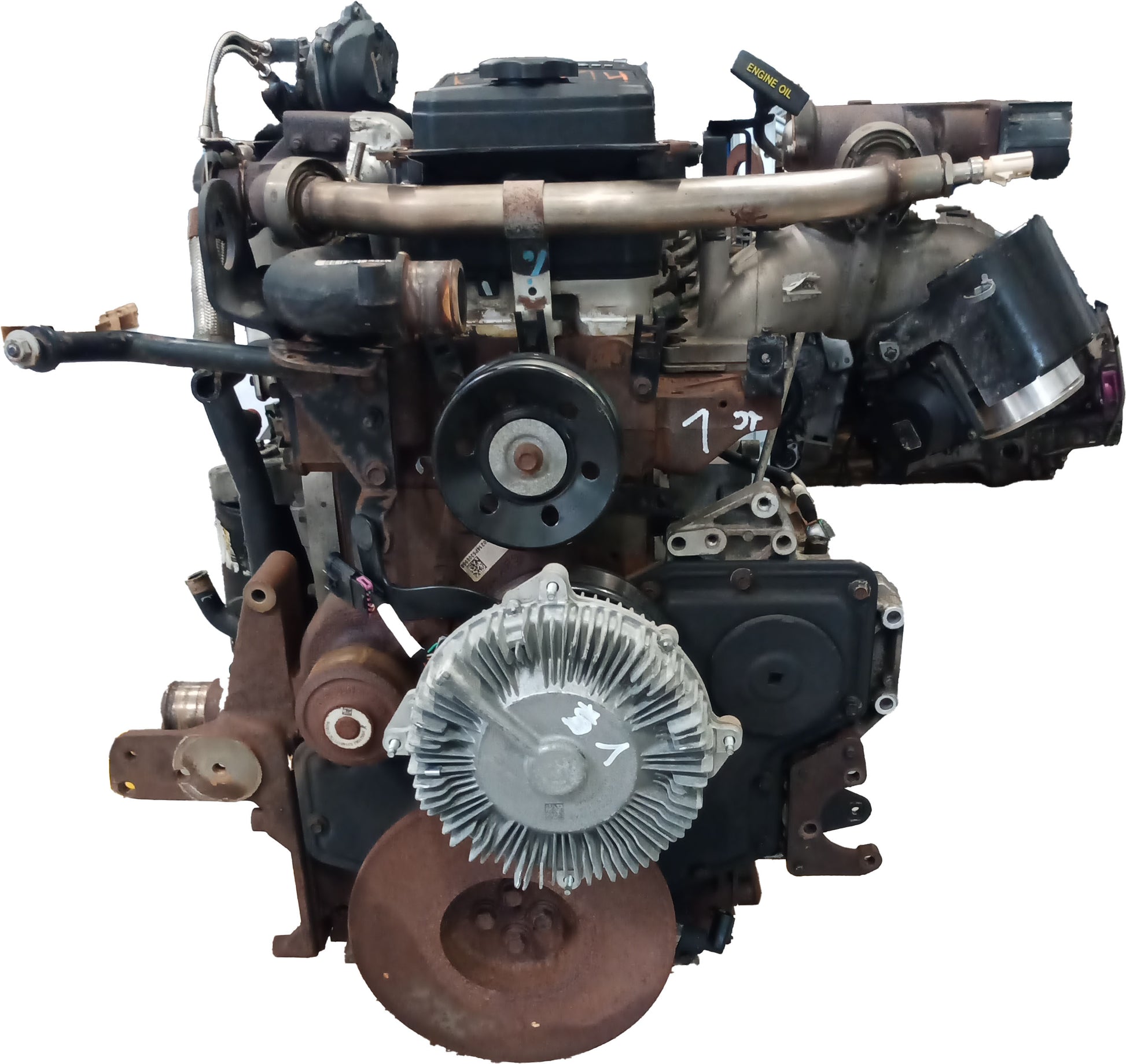 Moteur Dodge Ram 2500 3500 6,7 D Cummins ETK R3041216AA R8071553AA 148.000km d'occasion - Moteur Auto Usagé