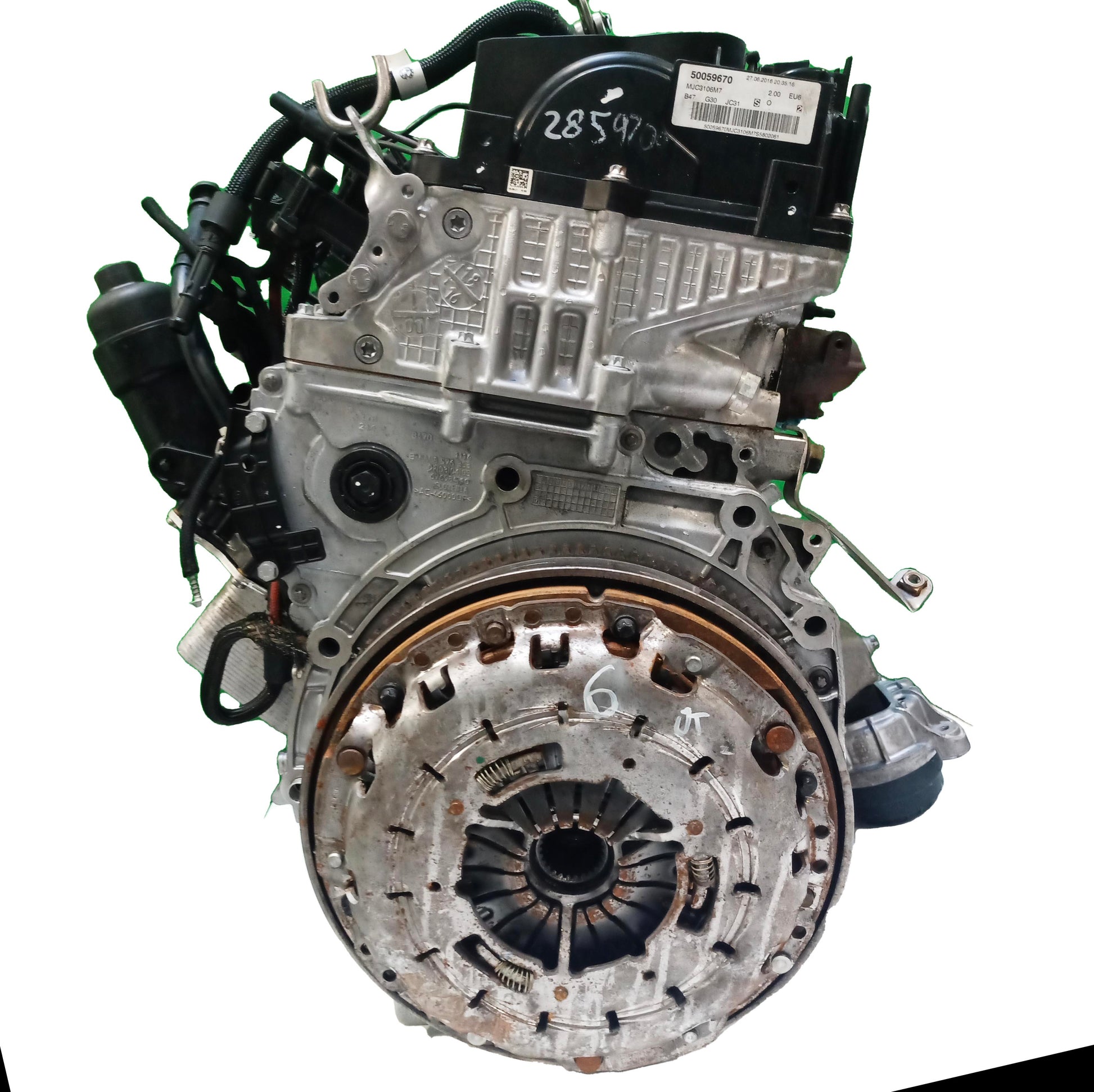 Moteur pour BMW 2,0 D B47 B47D20A 11002455623 d'occasion - Moteur Auto Usagé