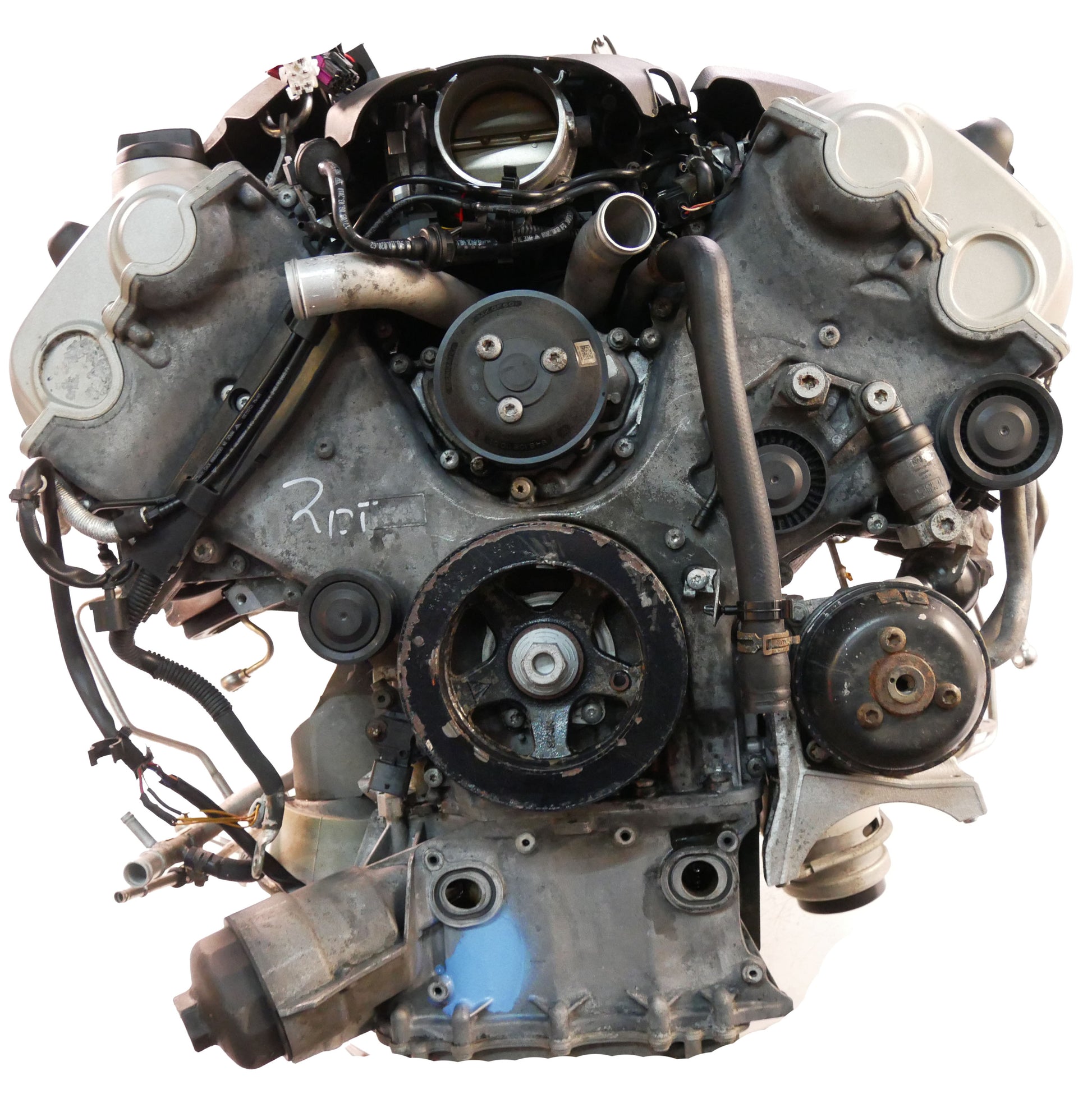 Moteur Porsche Cayenne 4,8 V8 Turbo M48.52 48.52 M48 94810095200 94810095260 d'occasion - Moteur Auto Usagé