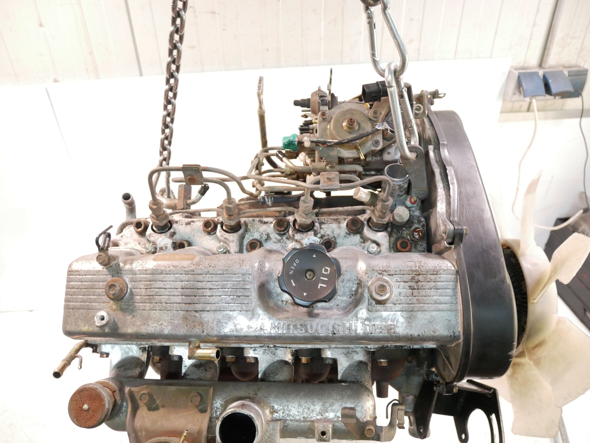 Moteur Mitsubishi L200 K7 2,5 TD 4D56 4D56-T d'occasion - Moteur Auto Usagé