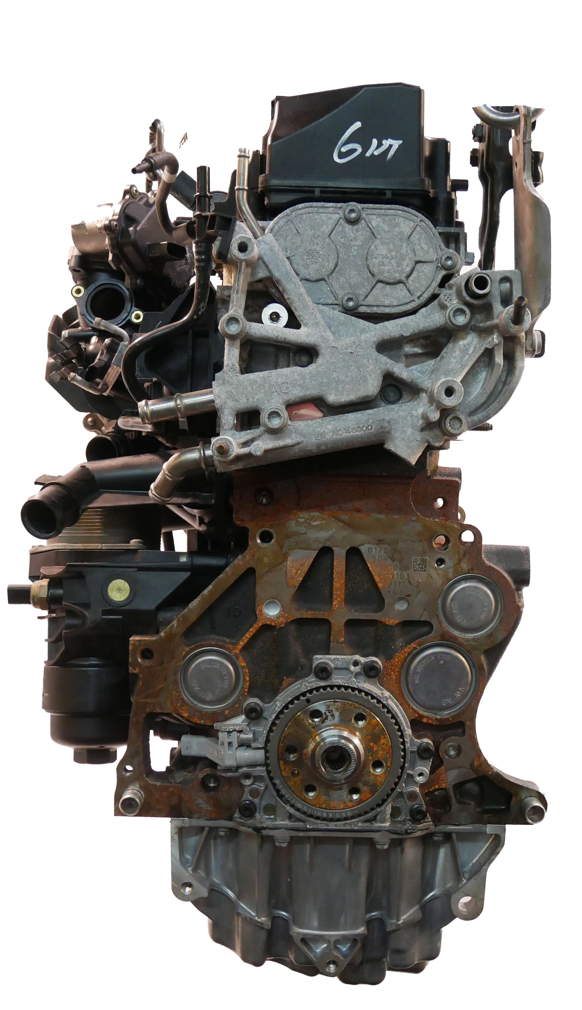 Moteur VW Transporter T6 2,0 TDI DNAA DNA 04L100039C 25.000km d'occasion - Moteur Auto Usagé