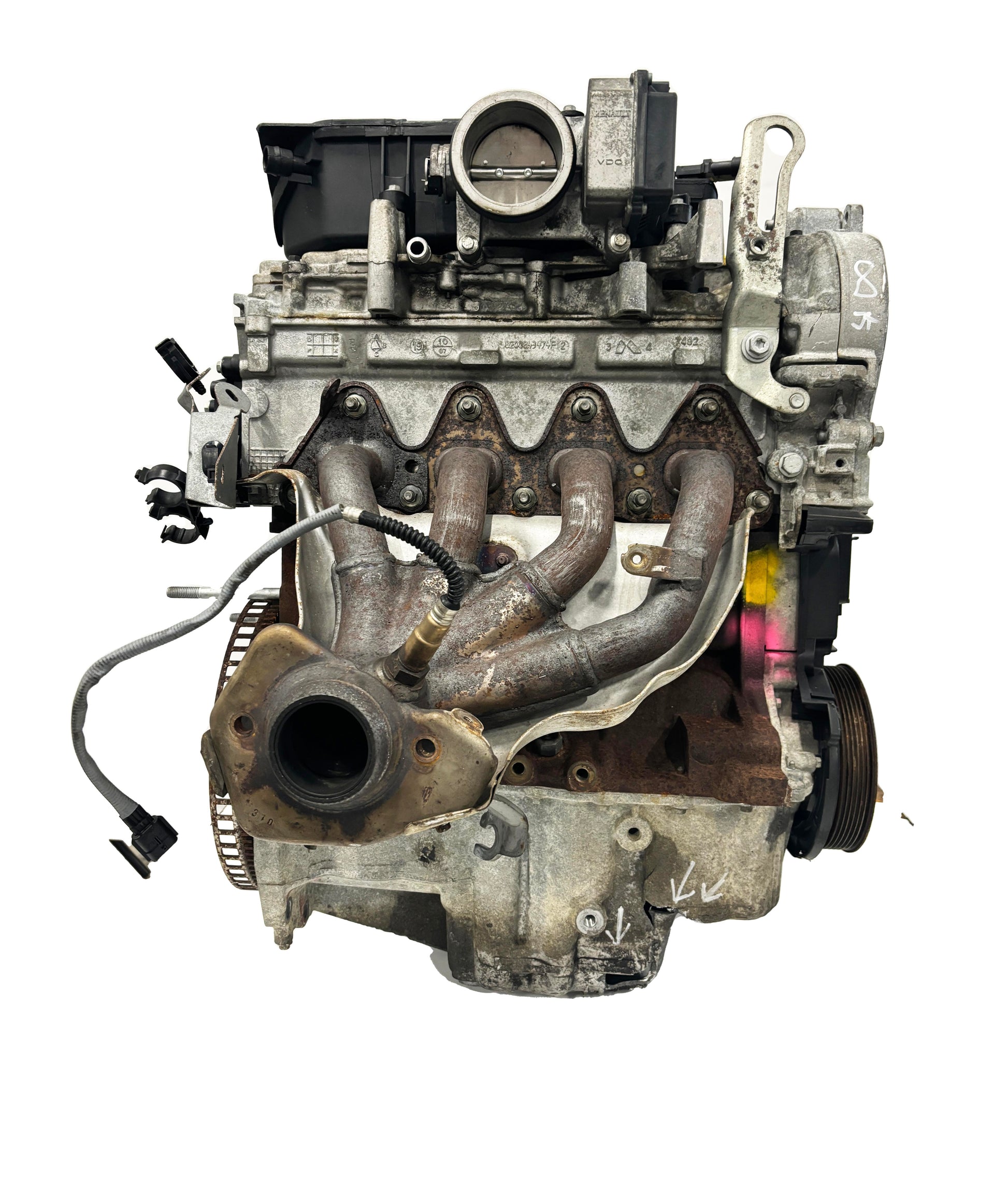 Moteur pour Renault 1,6 16V essence K4M831 K4M 7701478189 d'occasion - Moteur Auto Usagé