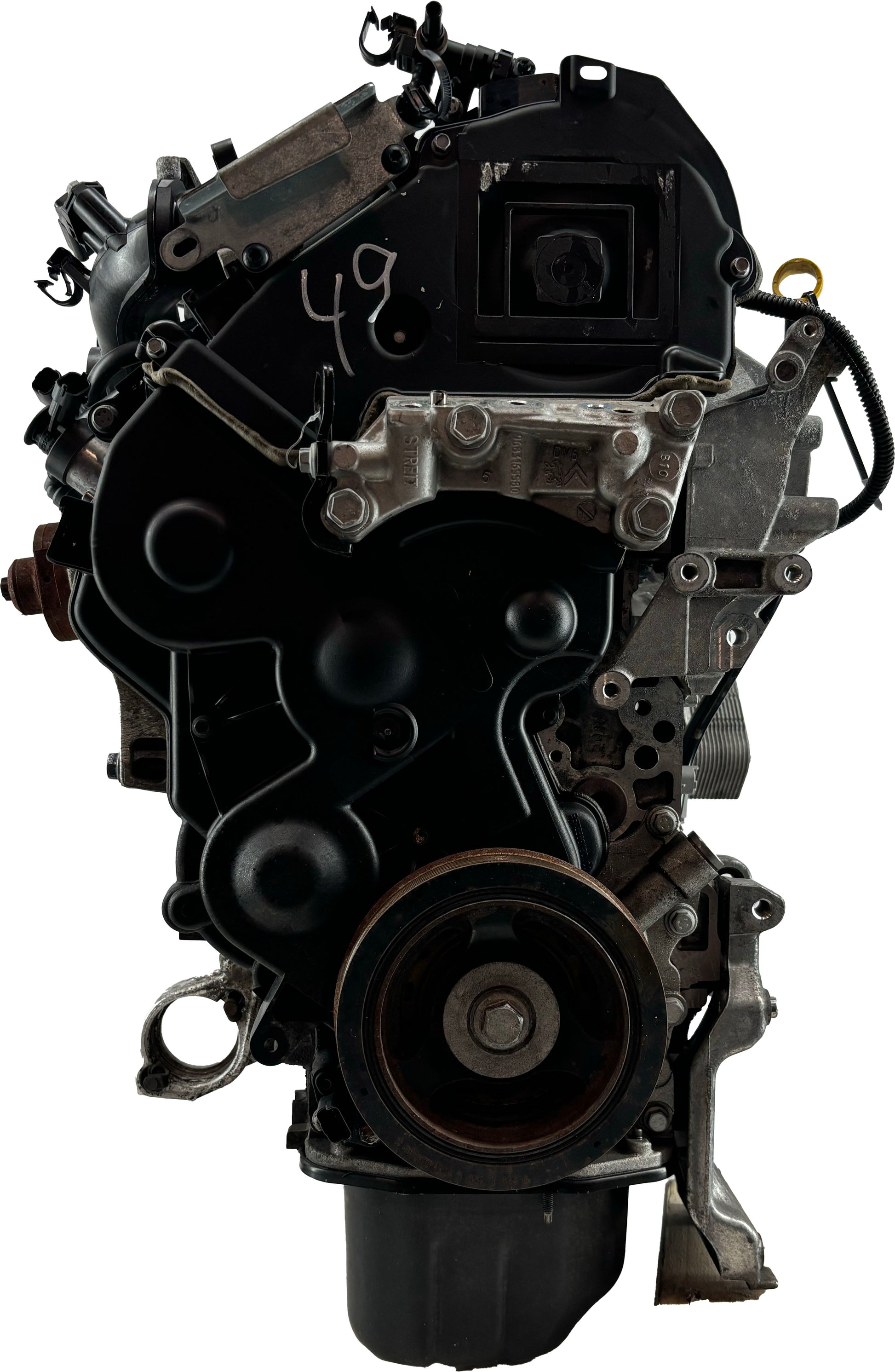 Moteur pour Citroen 1,6 HDi 9HP DV6D 9H06 0139WX d'occasion - Moteur Auto Usagé