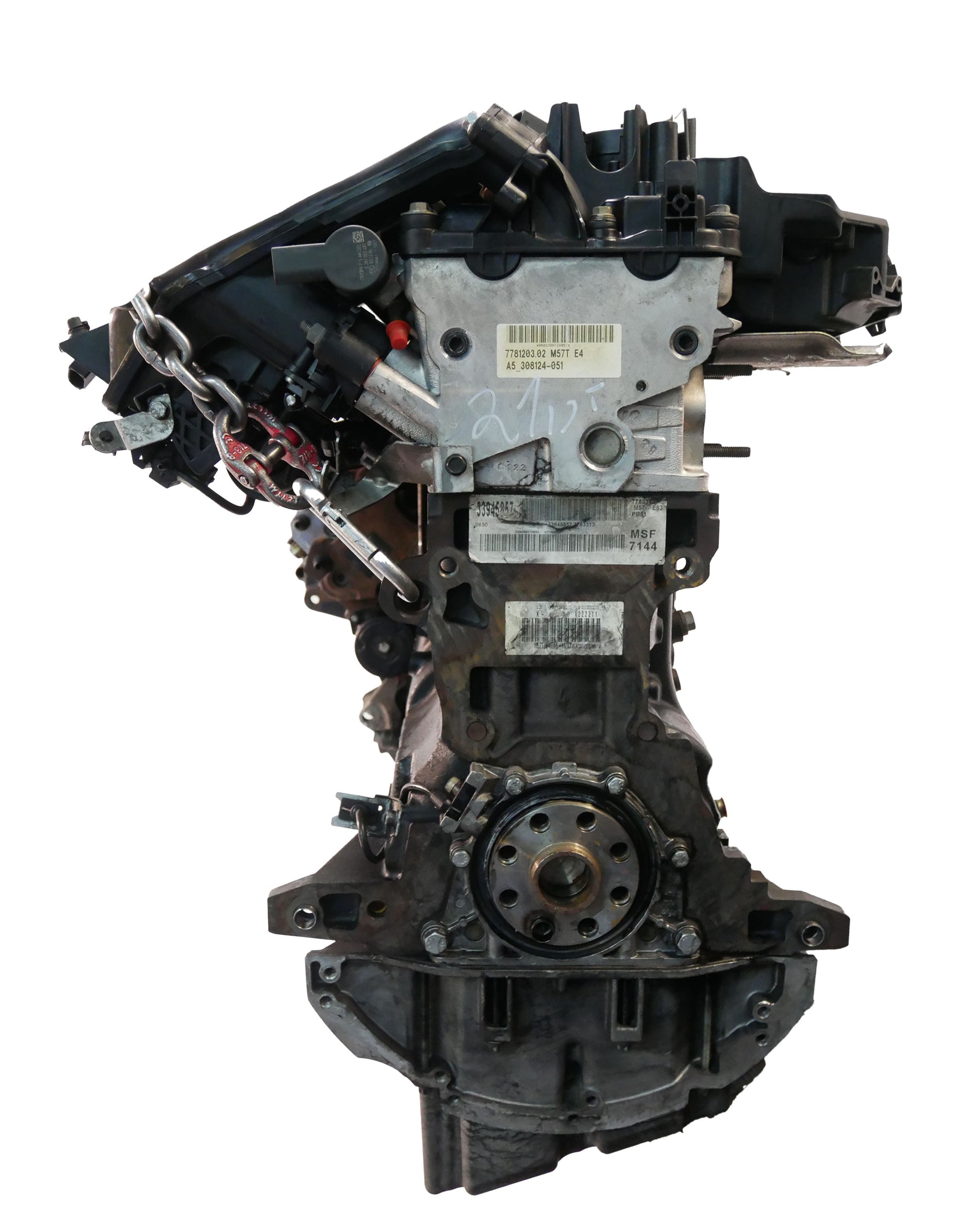 Moteur BMW X3 E83 3,0 d M57D30 306D2 M57D30O1 M57 11000398709 11000398710 d'occasion - Moteur Auto Usagé