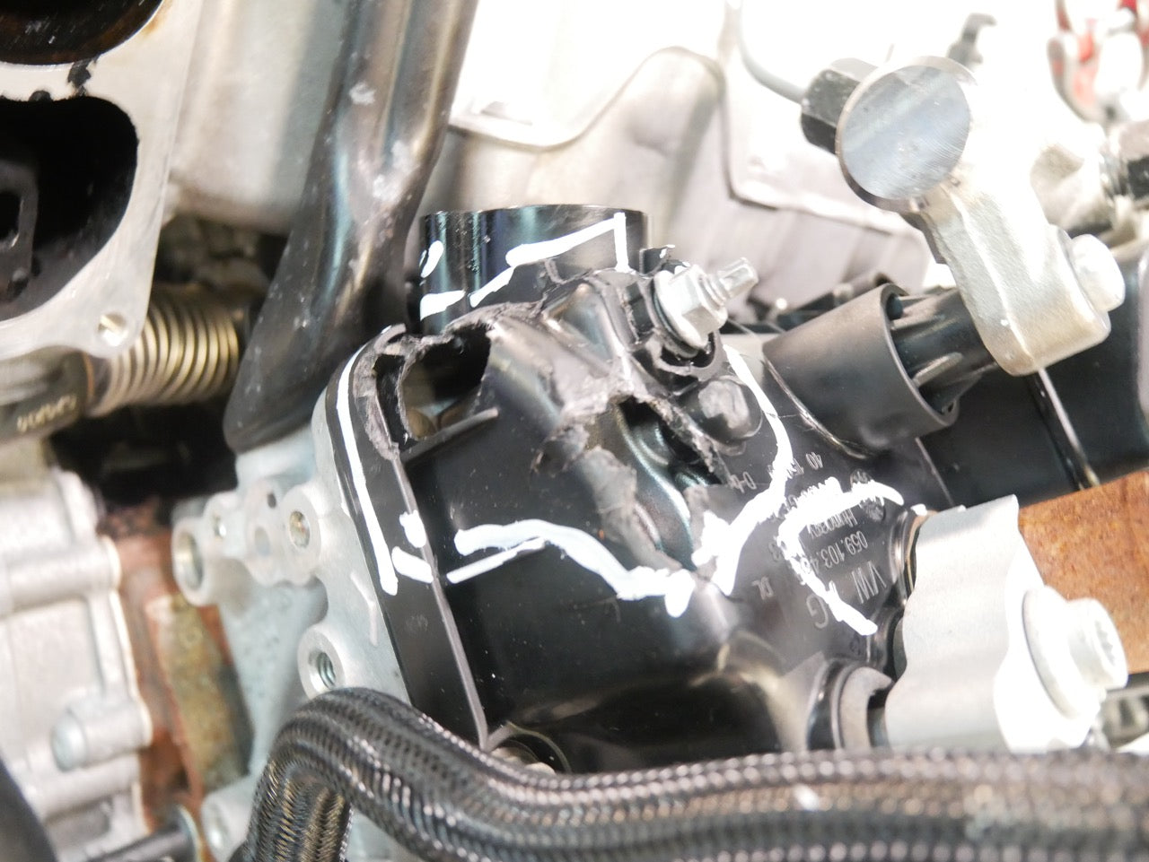 Moteur VW Touareg CR7 3,0 TDI DPYD DPY 059100041M d'occasion - Moteur Auto Usagé