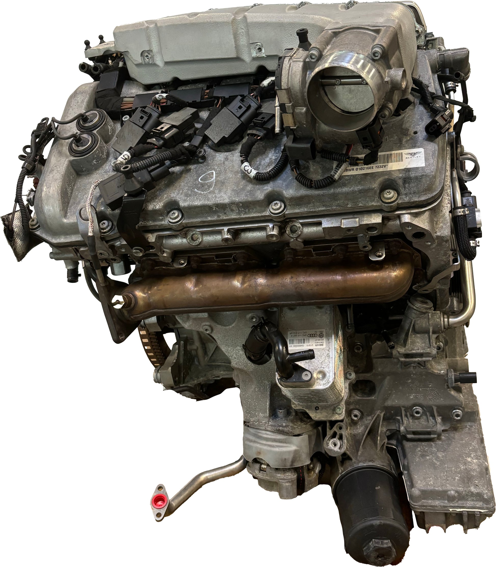 Moteur Pour Bentley Continental GT 6,0 V12 Essence BWR 07C100011BR d'occasion - Moteur Auto Usagé