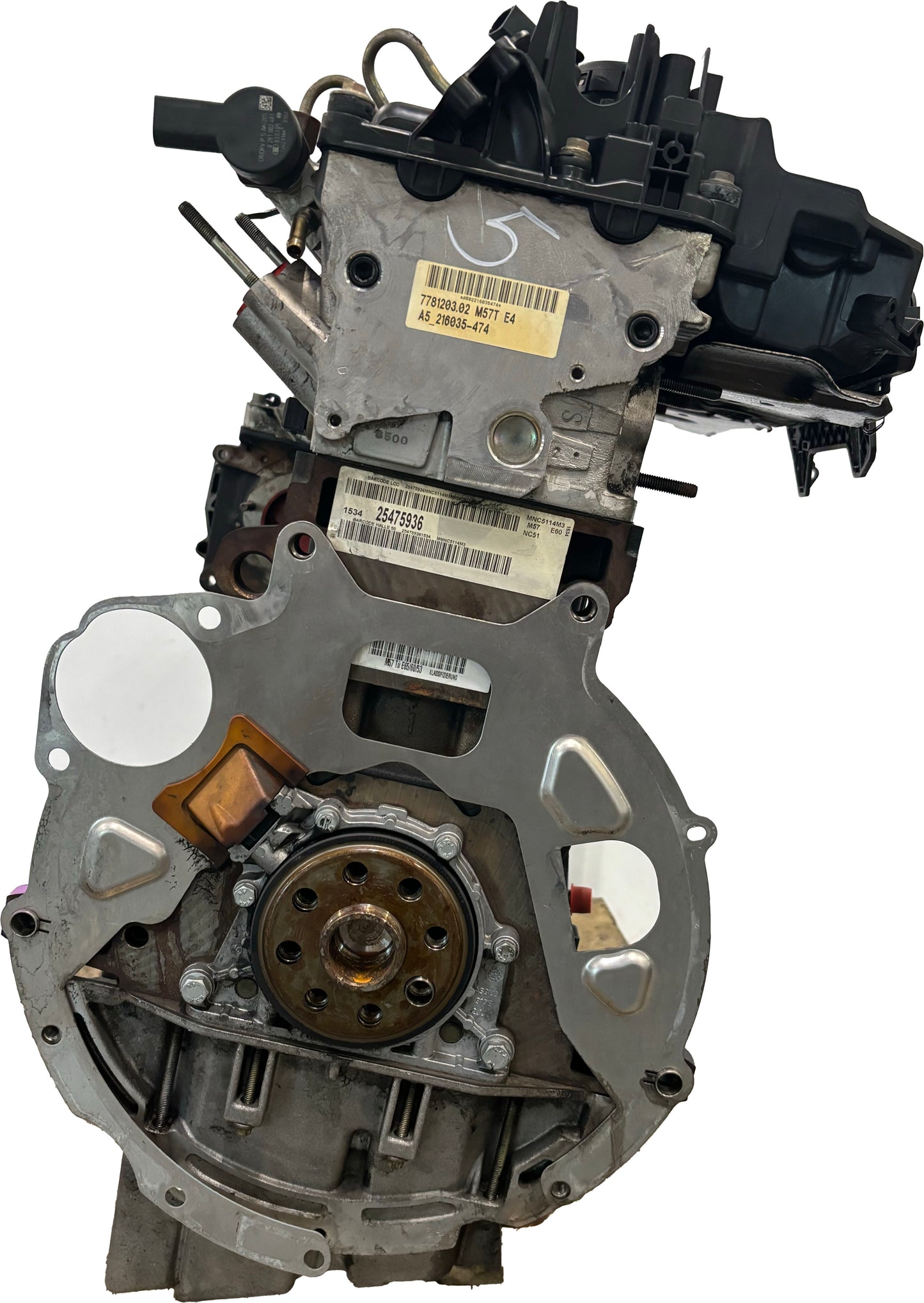 Moteur Pour BMW Série 5 E60 E61 2,5 d 525d M57D25 256D2 11007789800 d'occasion - Moteur Auto Usagé