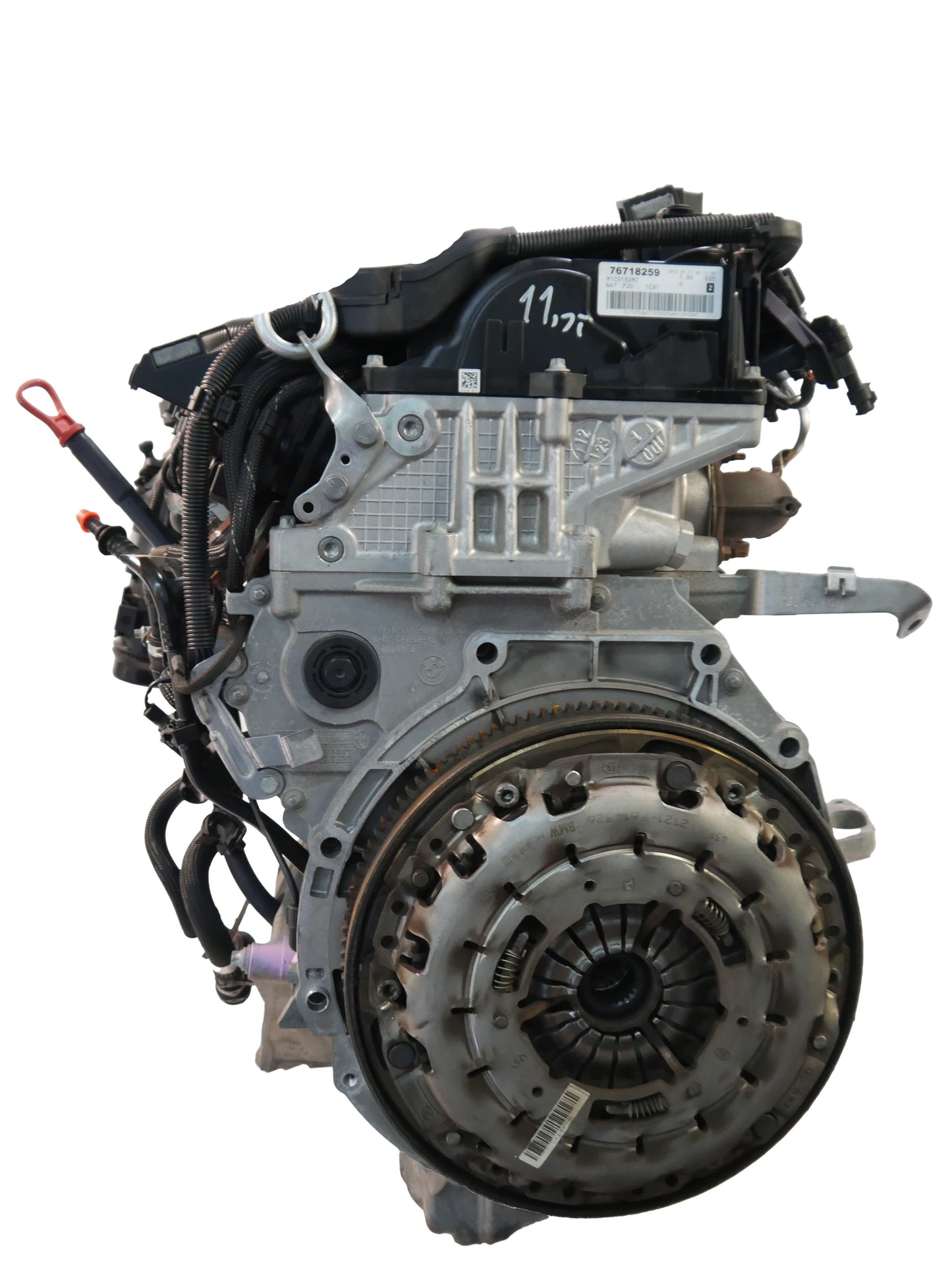 Moteur BMW Série 1 F20 1,6 116 d N47D16A N47 11002296635 11002296636 d'occasion - Moteur Auto Usagé