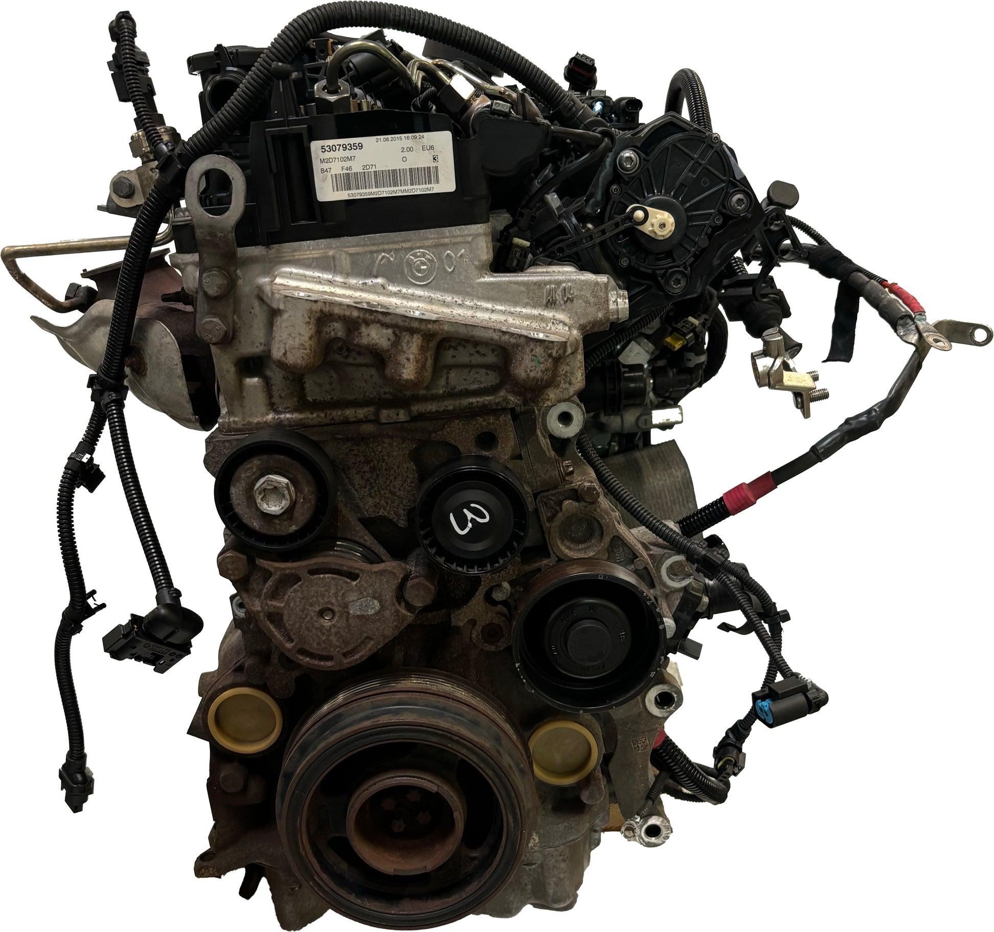 Moteur Pour BMW Série 2 F45 F46 2,0 d 220d xDrive B47C20A B47 11002357918 d'occasion - Moteur Auto Usagé