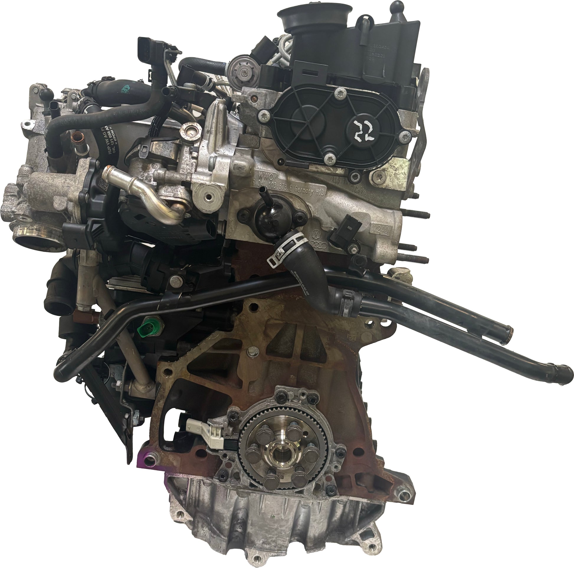 Moteur Pour Skoda Vw Superb 1,6 TDI DCXA DCX 04L100090H d'occasion - Moteur Auto Usagé