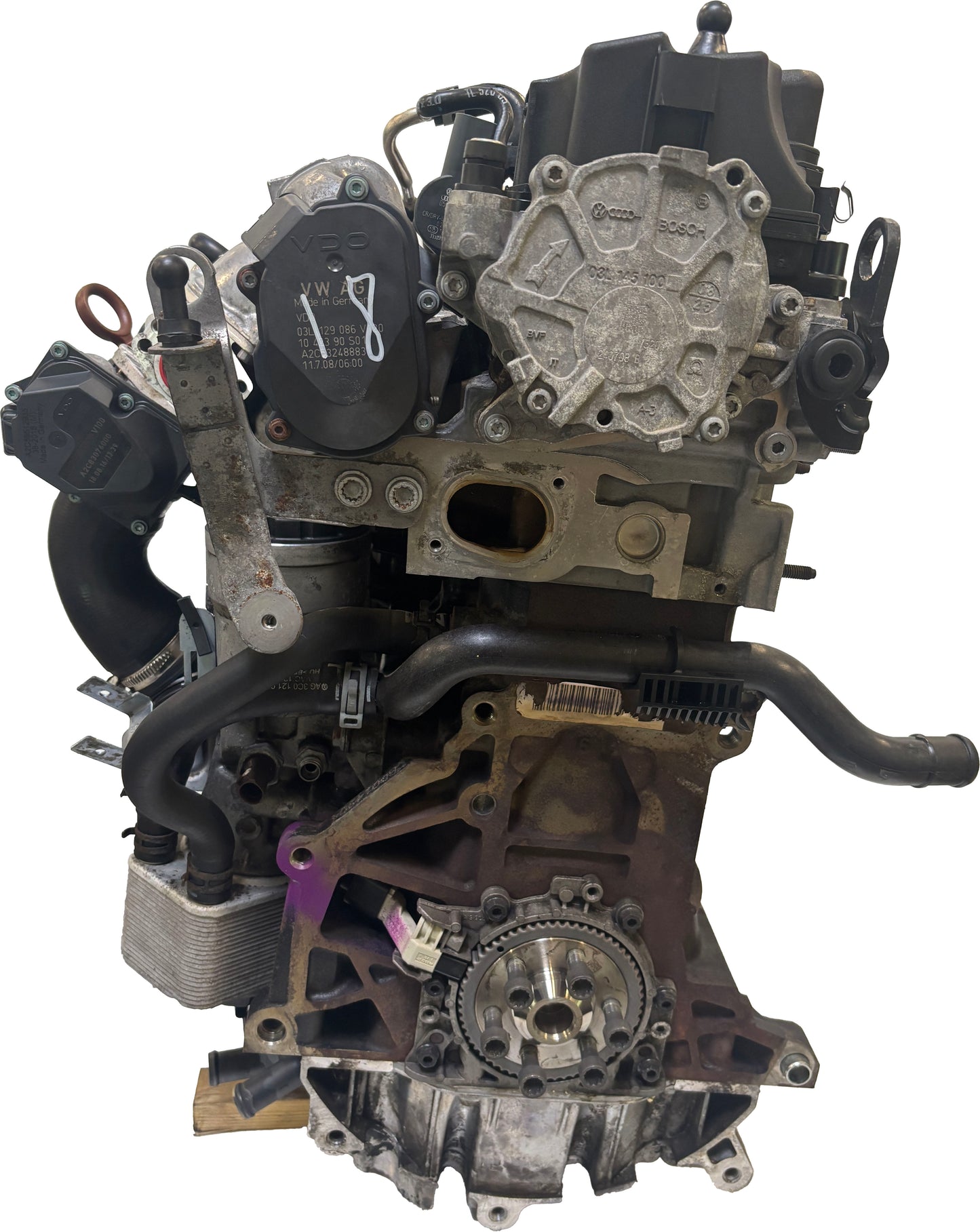 Moteur Pour VW Skoda Yeti Golf VI Jetta Scirocco 2,0 TDI CBDB CBD 03L100033S d'occasion - Moteur Auto Usagé