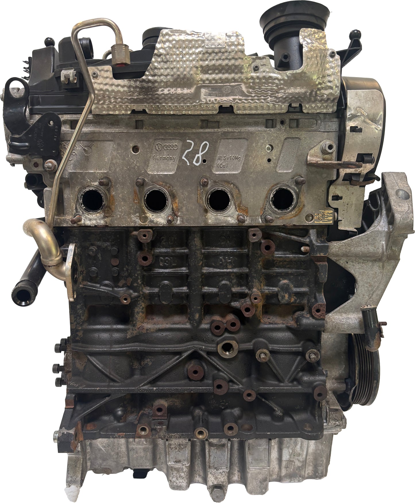 Moteur Pour VW Golf VI Passat B6 2,0 TDI CBDC CBD 03L100035Q d'occasion - Moteur Auto Usagé