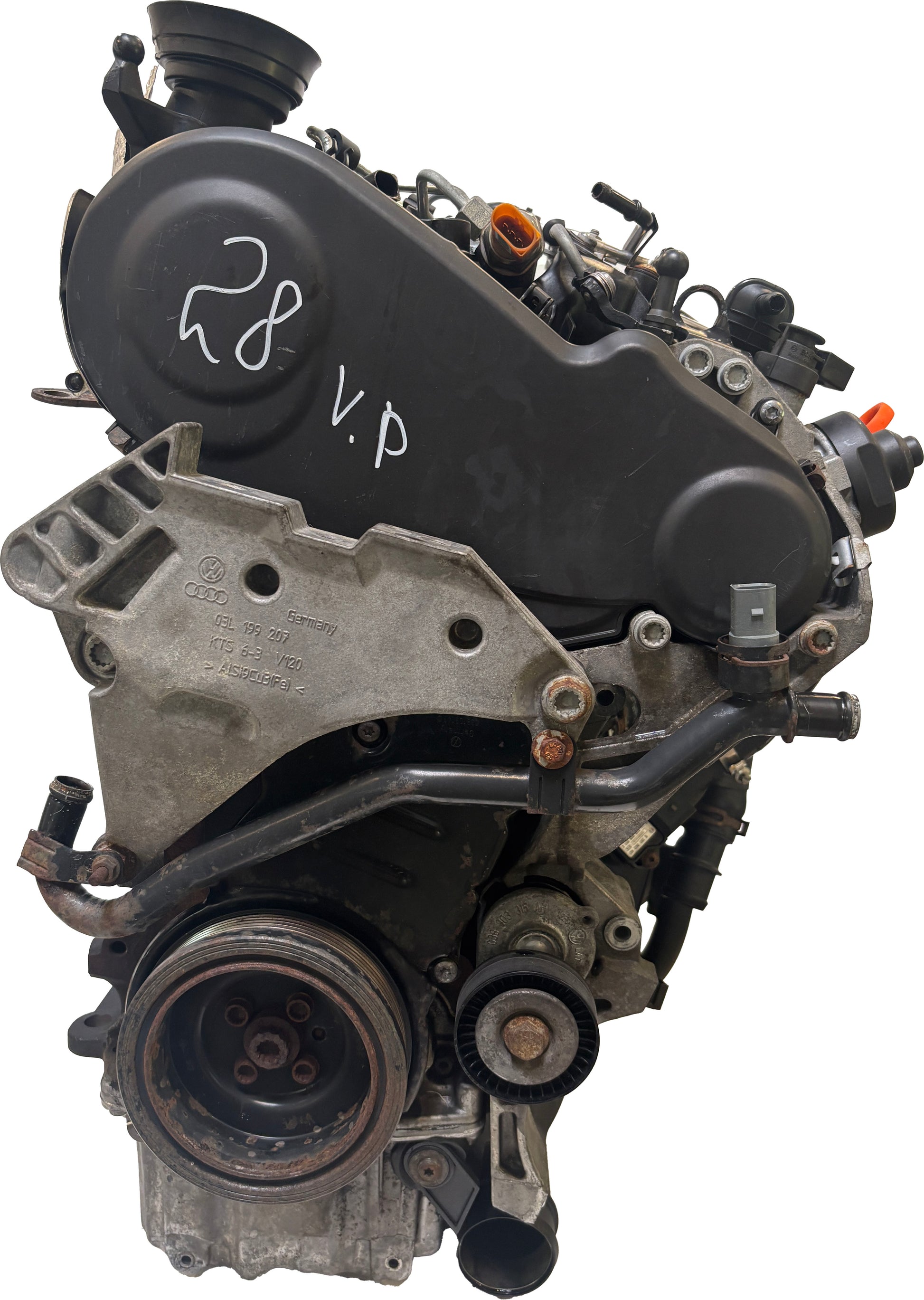 Moteur Pour VW Golf VI Passat B6 2,0 TDI CBDC CBD 03L100035Q d'occasion - Moteur Auto Usagé