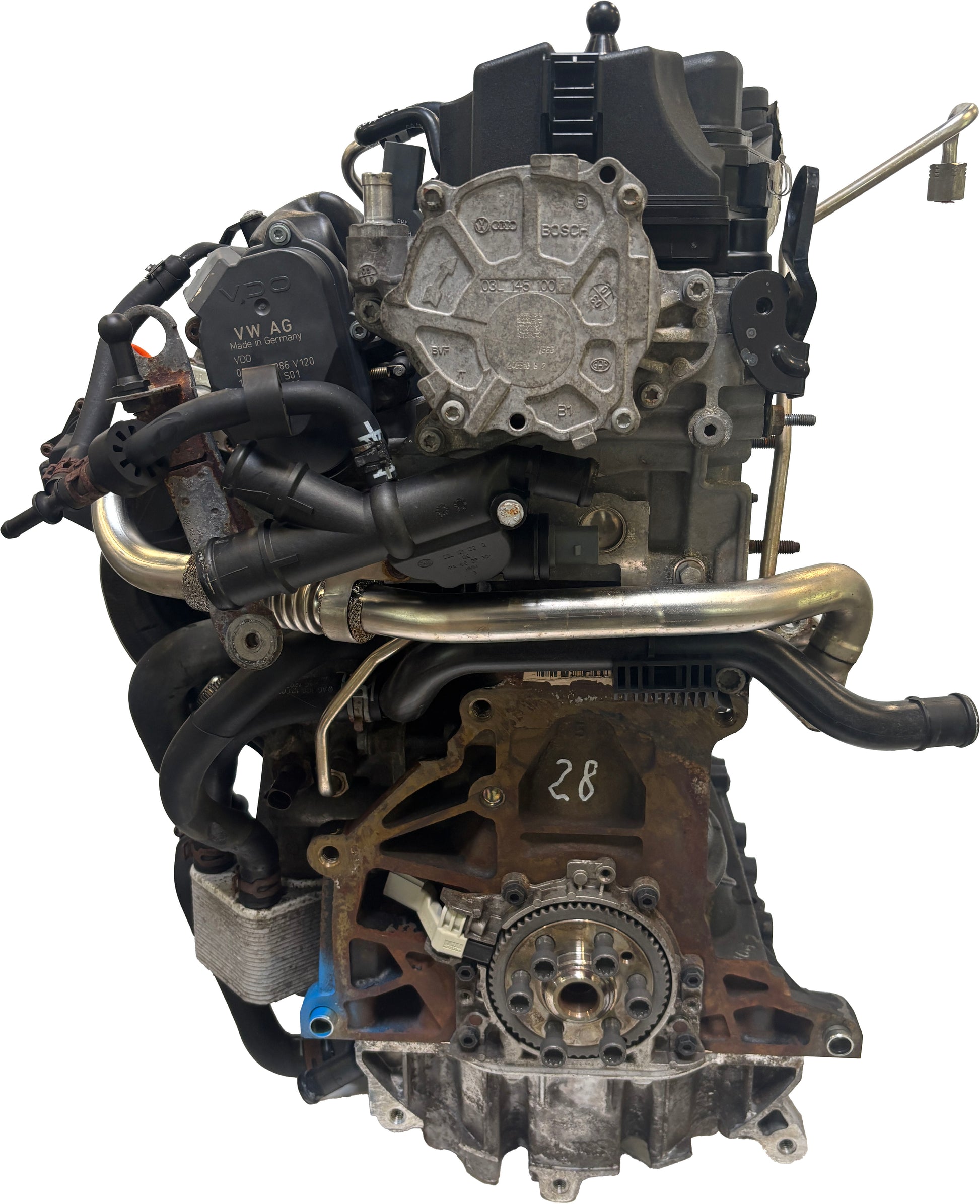 Moteur Pour VW Golf VI Passat B6 2,0 TDI CBDC CBD 03L100035Q d'occasion - Moteur Auto Usagé