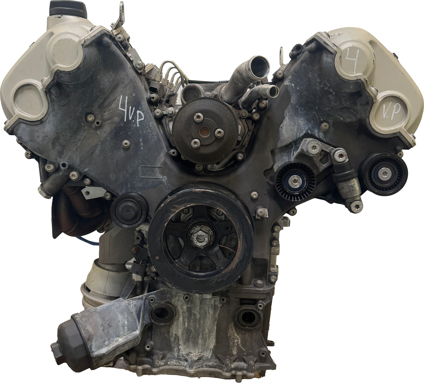 Moteur Pour Porsche Cayenne 4,8 Essence M48.02 M48 48.02 d'occasion - Moteur Auto Usagé
