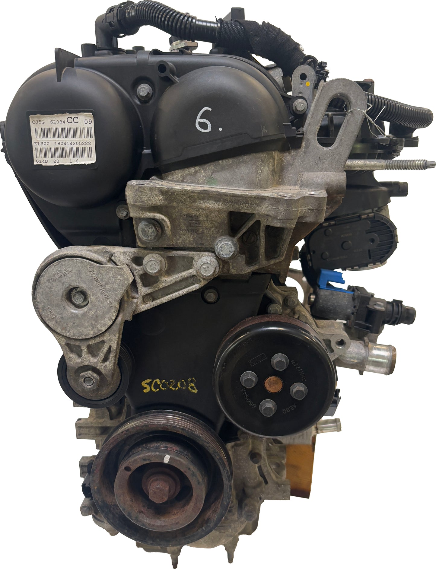 Moteur Pour Ford Escape II 1,6 Essence 16HD0Z JQDA JQDB d'occasion - Moteur Auto Usagé