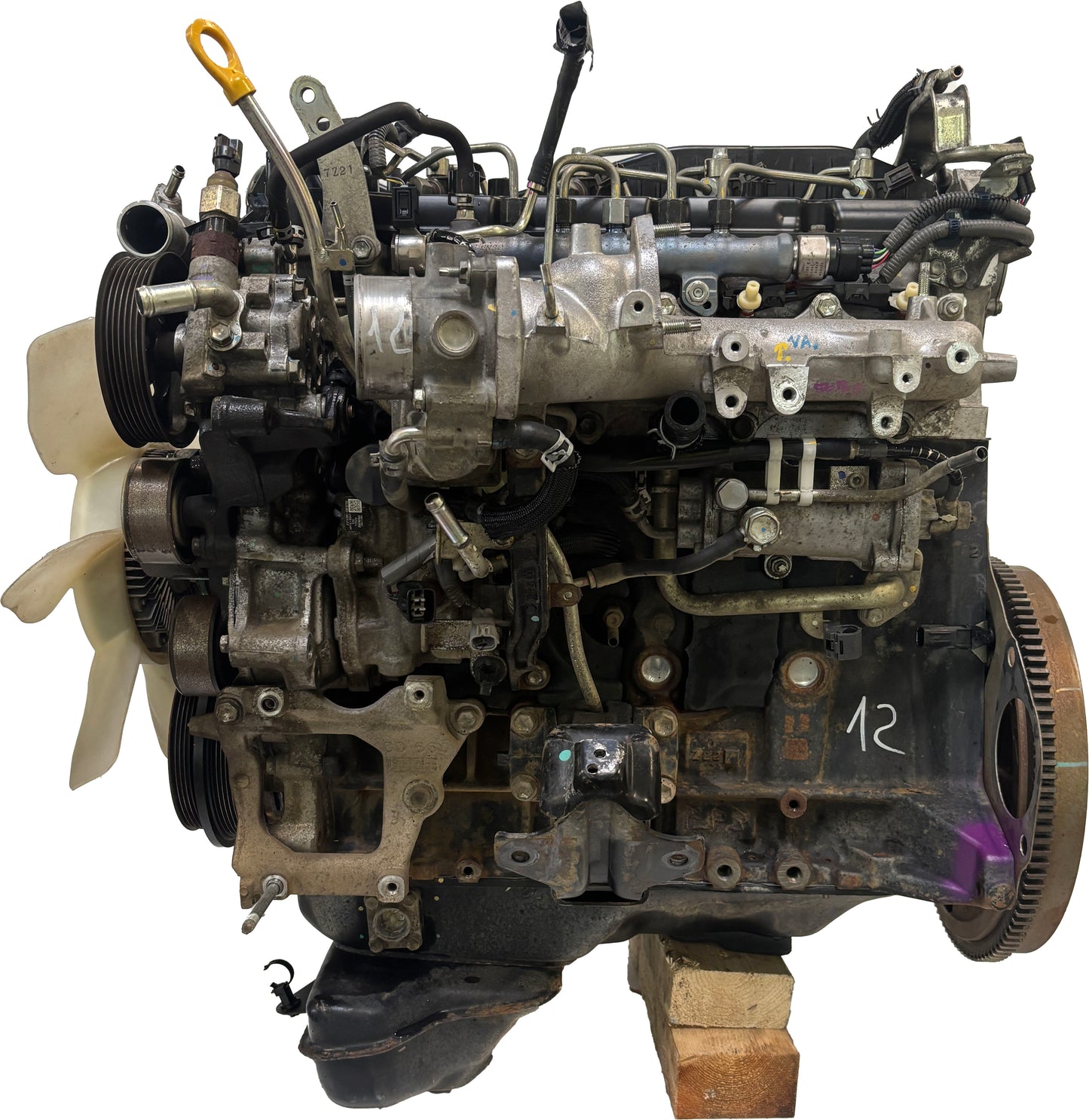 Moteur Pour Toyota Hilux VIII 2,4 D 2GD-FTV 190000E110 d'occasion - Moteur Auto Usagé