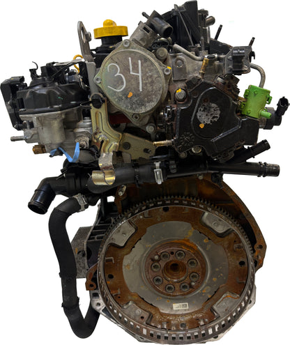 Moteur d'occasion Nissan Qashqai II 1.6L – R9M410-R9M/1010201Q0F – 2016