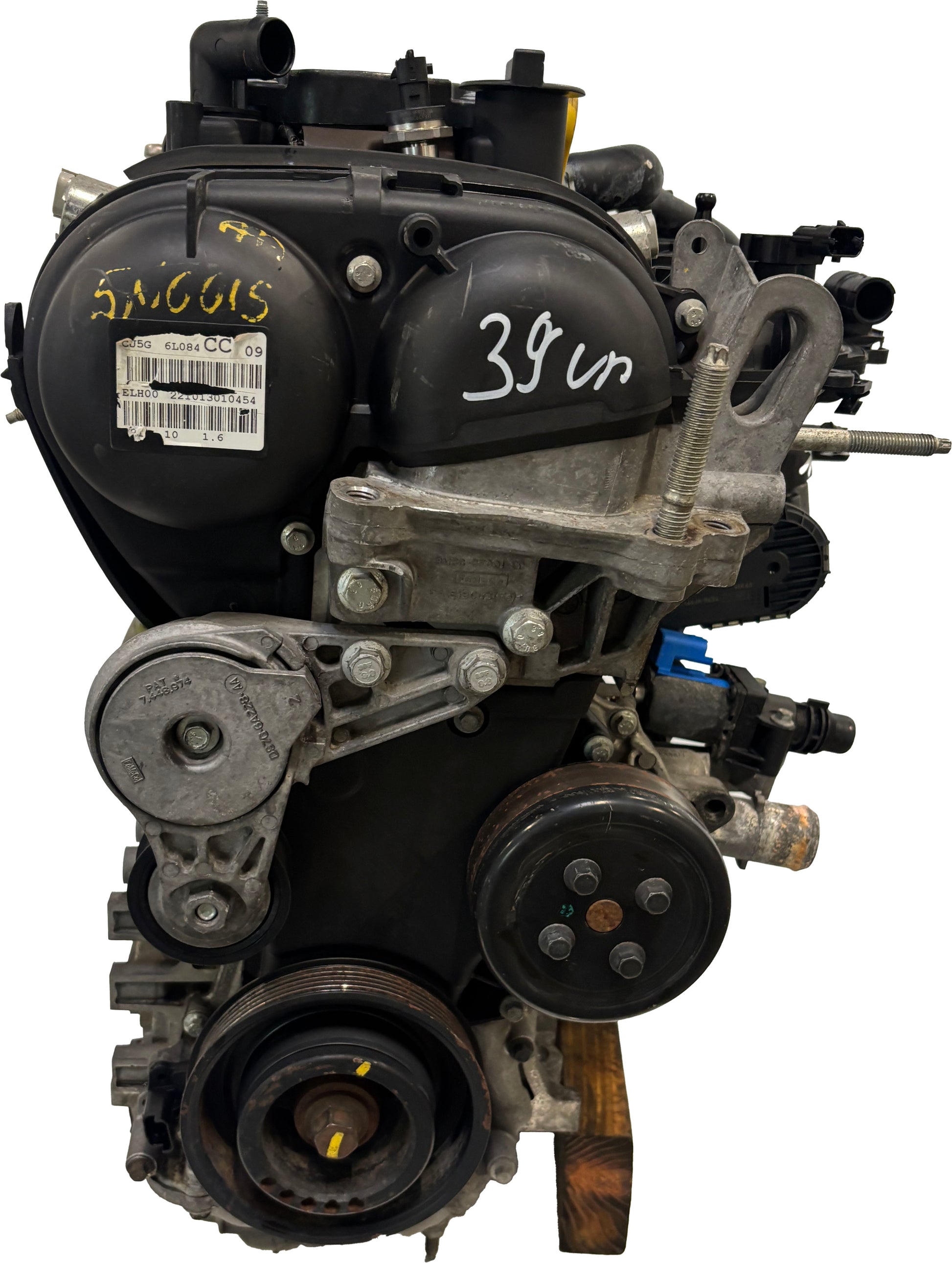 Moteur Pour Ford Escape II DM2 1,6 Essence 16H0Z JQDA JQDB JTMA CJ5Z-6007-F d'occasion - Moteur Auto Usagé