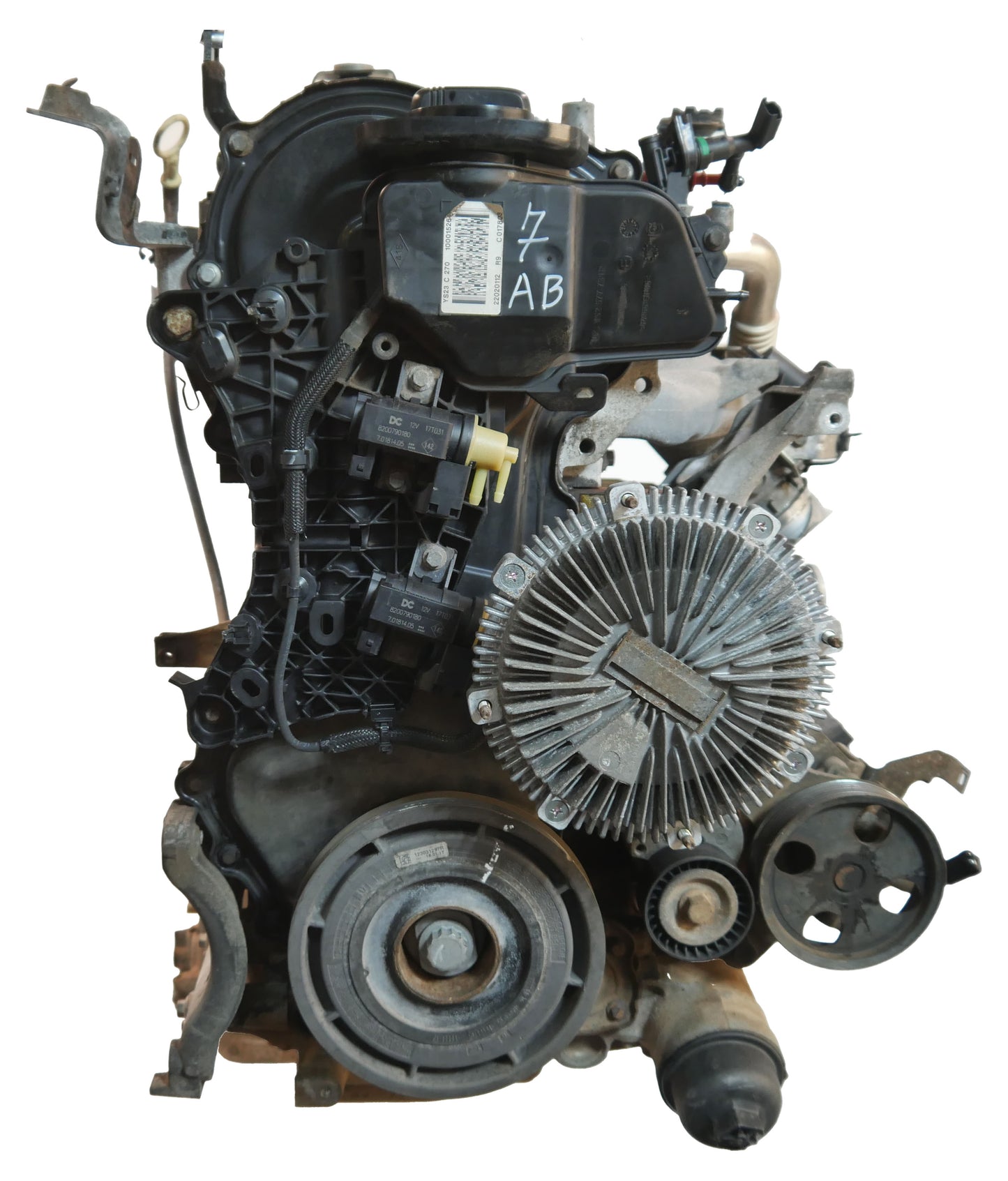 Moteur d'occasion Nissan Navara 2.3L – YS23-M9T270-YS23DDT/1010200Q9L-1010201Q3H – 2016