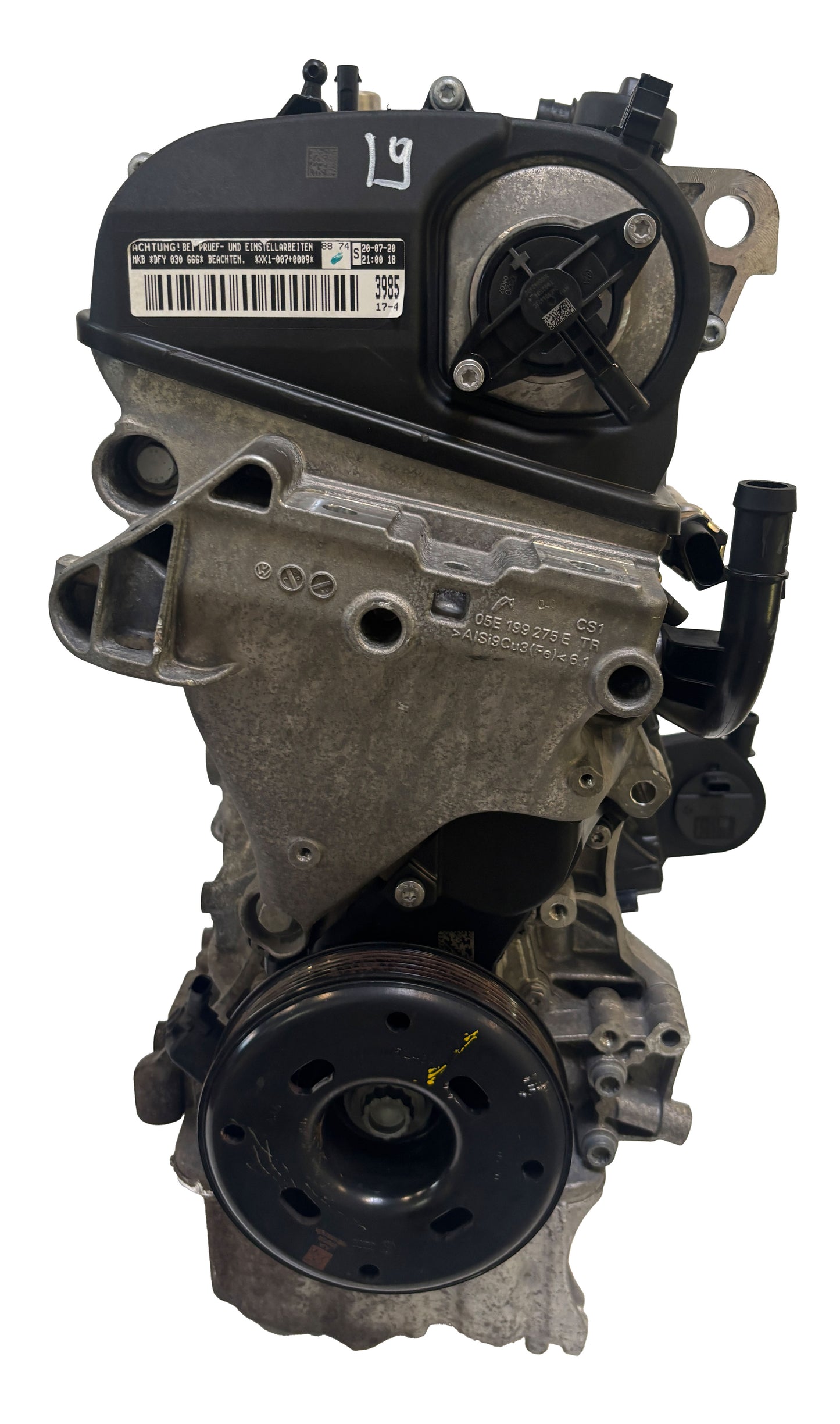 Moteur Audi Seat Cubra VW A3 Q3 Leon Golf 1,5 eTSI DFYA DFY 05E100031F d'occasion - Moteur Auto Usagé