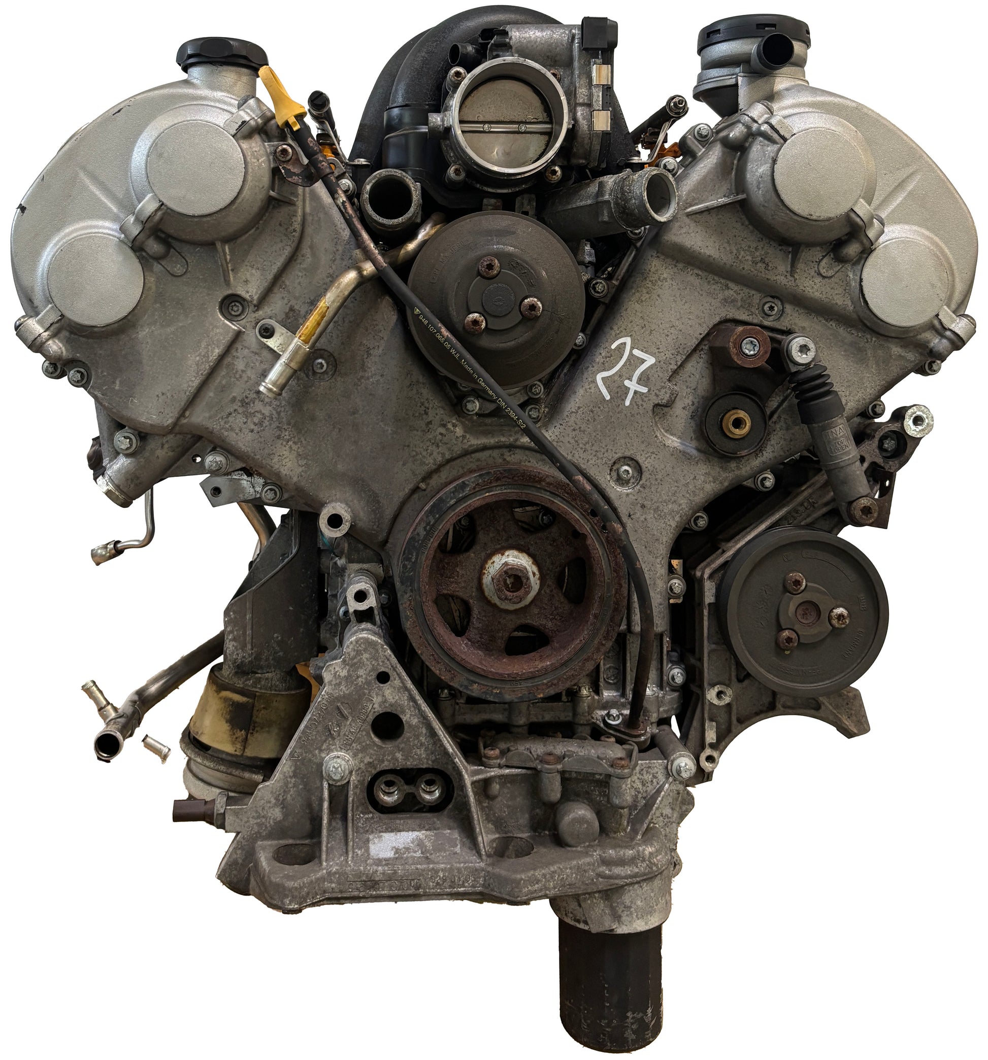 Moteur Pour Porsche Cayenne 9PA 4,5 Turbo M48.50 M48 48.50 94810095000 d'occasion - Moteur Auto Usagé