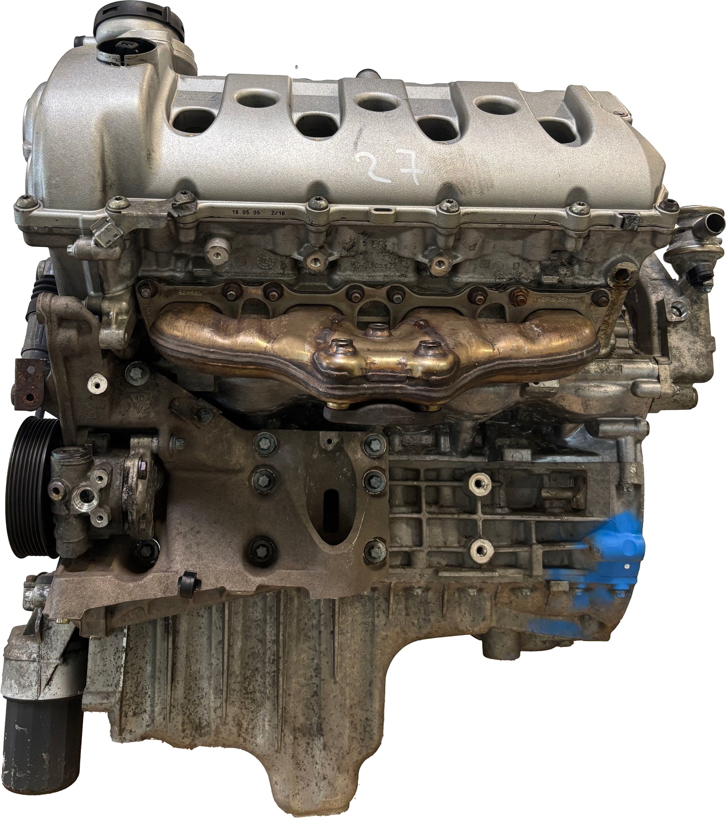 Moteur Pour Porsche Cayenne 9PA 4,5 Turbo M48.50 M48 48.50 94810095000 d'occasion - Moteur Auto Usagé