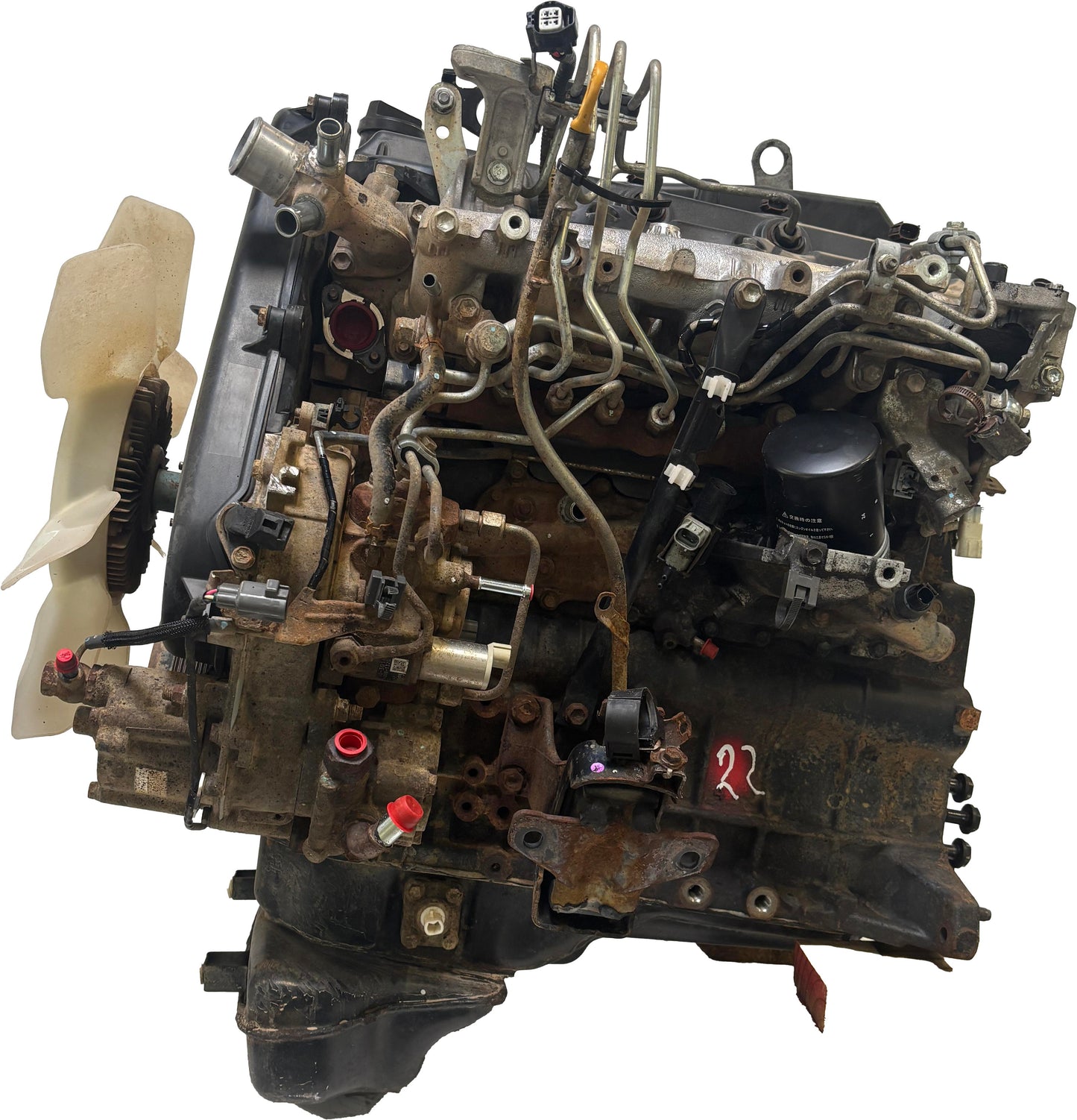 Moteur Pour Toyota Hilux VII 2,5 D-4D 2KD-FTV 2KD 1900030770 d'occasion - Moteur Auto Usagé