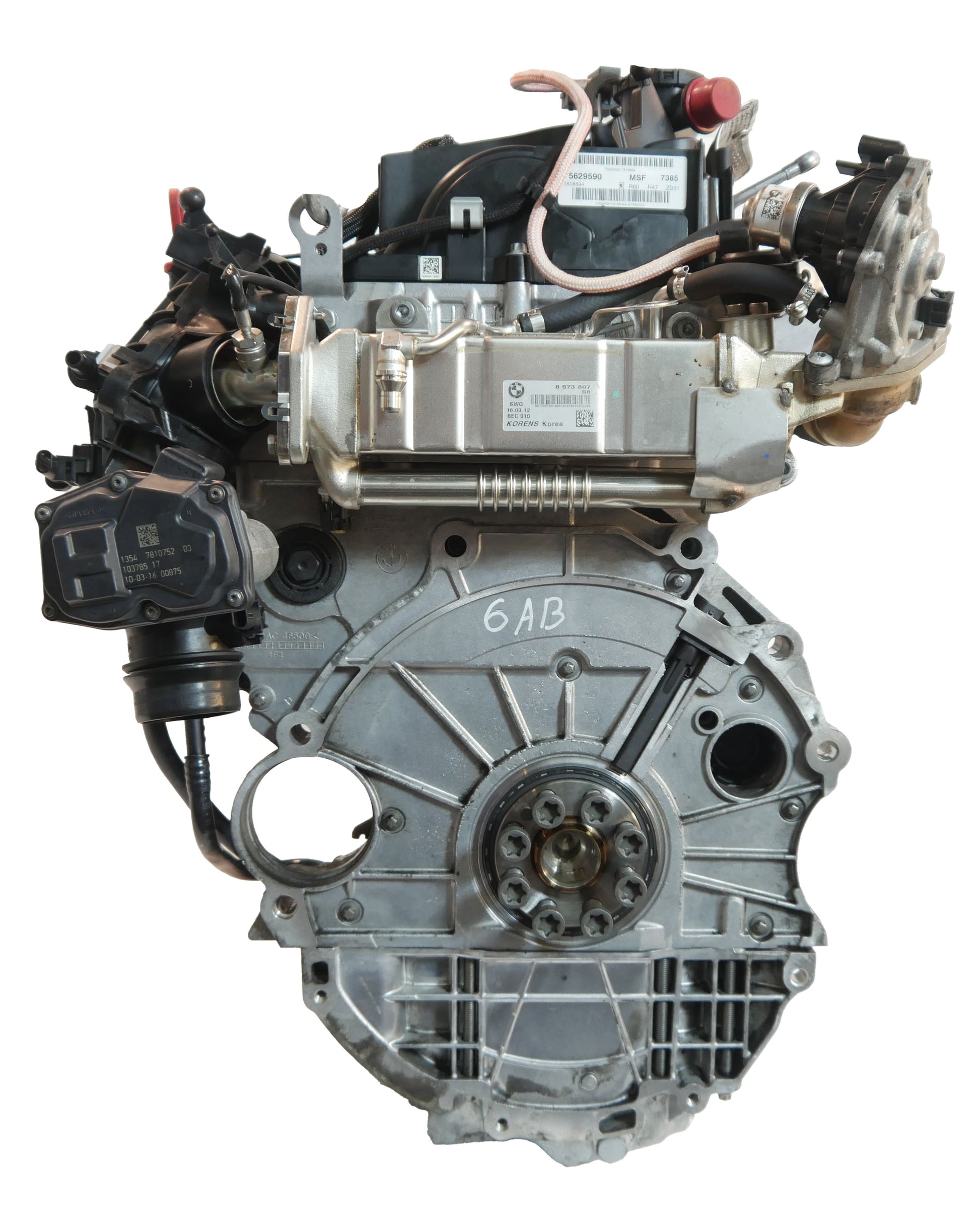 Moteur MINI R56 R57 R55 R60 R61 1,6 N47C16A N47 N47C16U1 11002361677 d'occasion - Moteur Auto Usagé