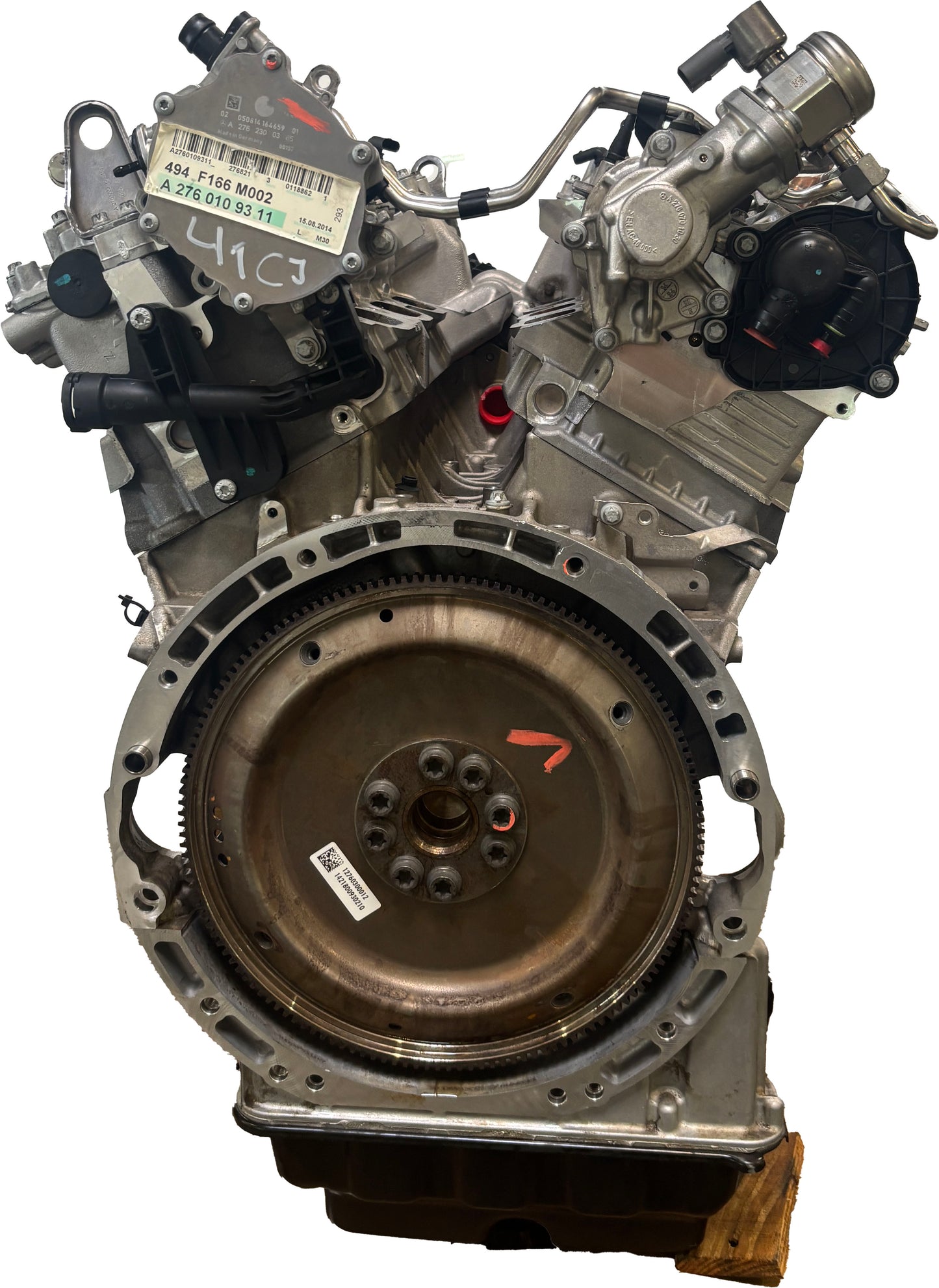 Moteur Pour Mercedes Classe GL X166 3,0 GL 400 M276.821 M276 276.821 A2760109311 d'occasion - Moteur Auto Usagé