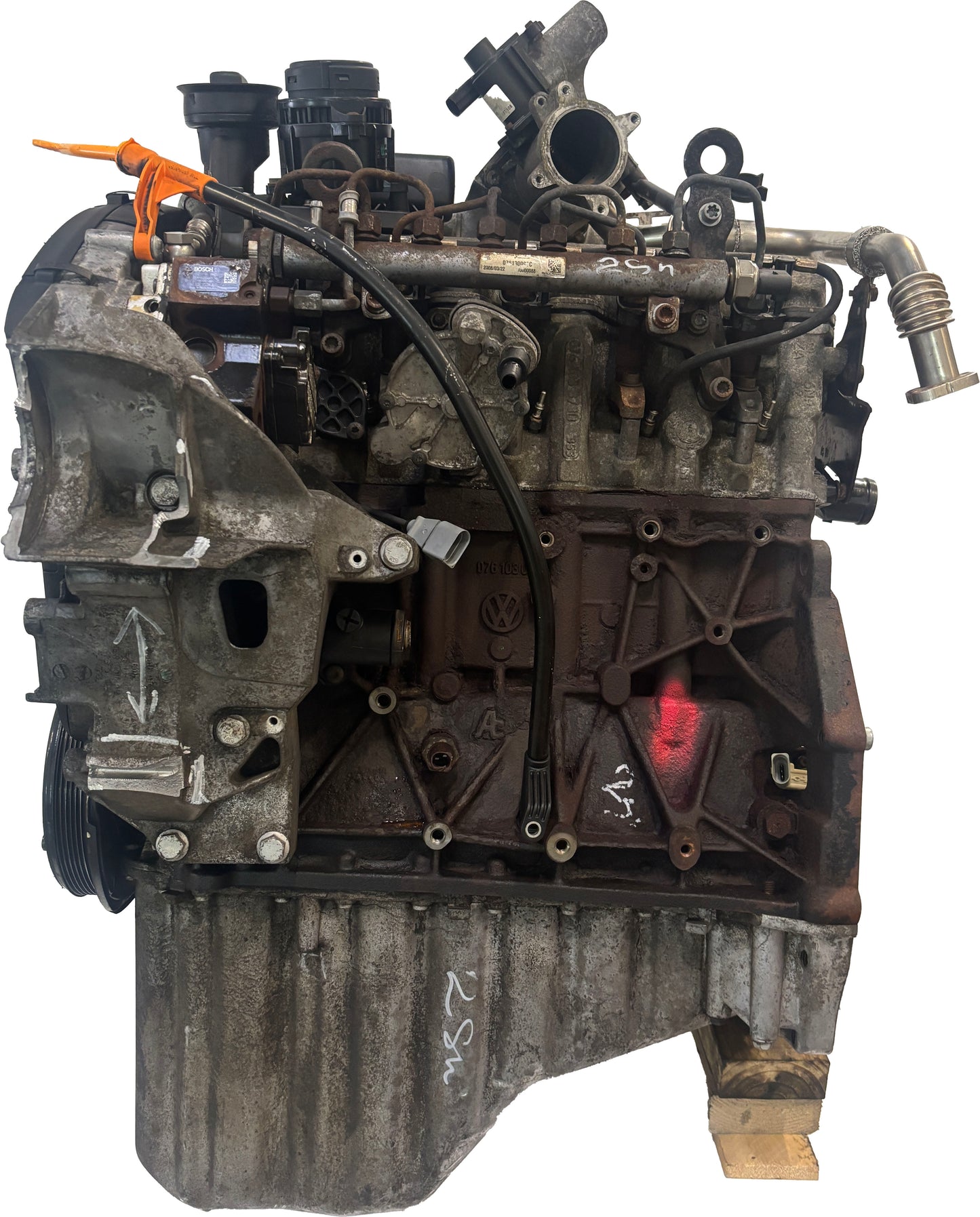 Moteur Pour VW Crafter 2,5 TDI BJK 076100031 d'occasion - Moteur Auto Usagé