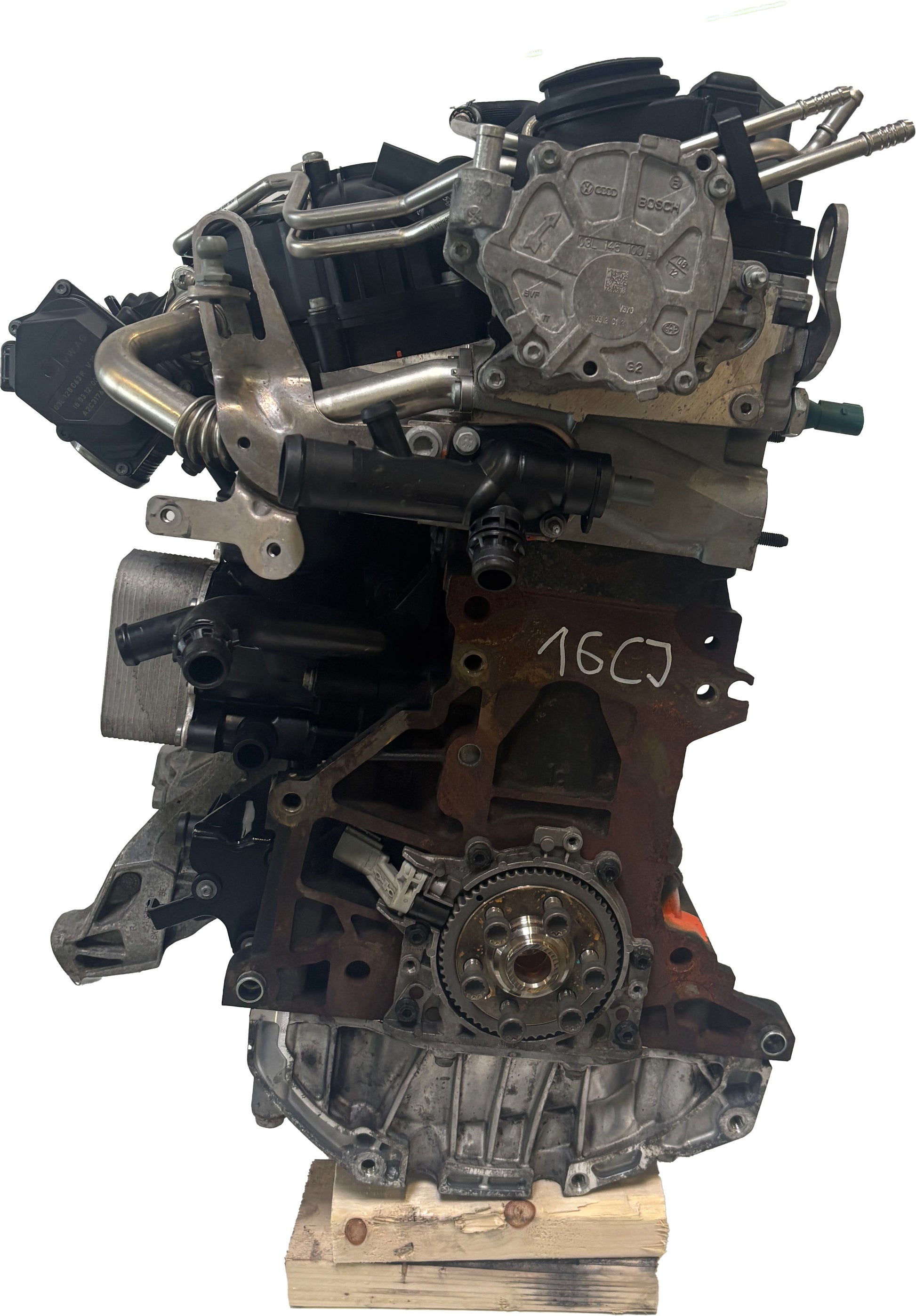 Moteur Pour Audi A4 B8 Q5 2,0 TDI CJCB CJC 03L100037T d'occasion - Moteur Auto Usagé