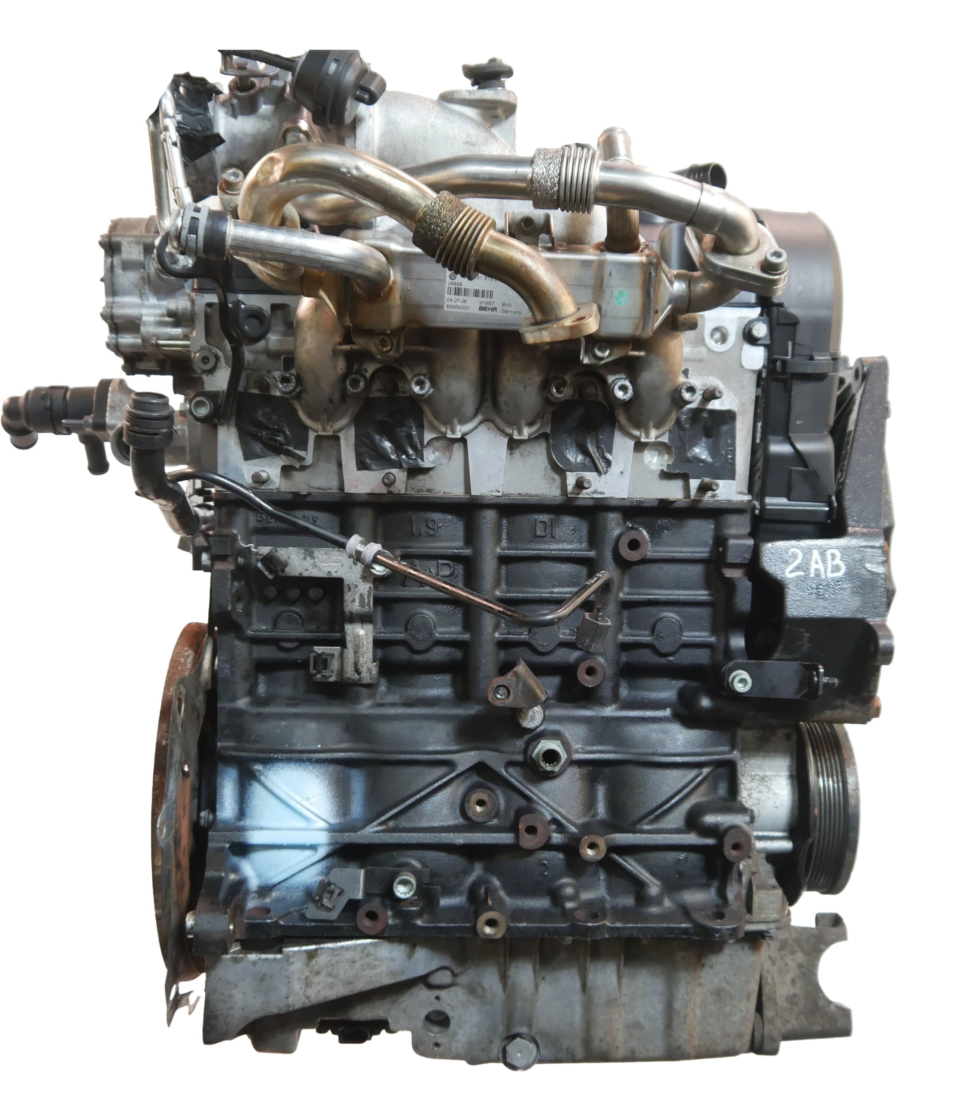 Moteur Seat VW Alhambra Sharan 1,9 TDi BVK 038100043N d'occasion - Moteur Auto Usagé