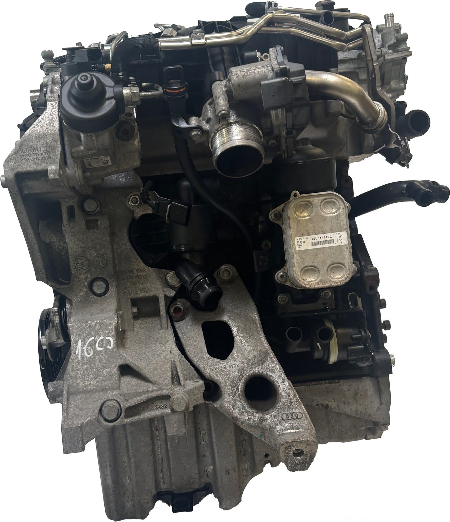 Moteur Pour Audi A4 B8 Q5 2,0 TDI CJCB CJC 03L100037T d'occasion - Moteur Auto Usagé