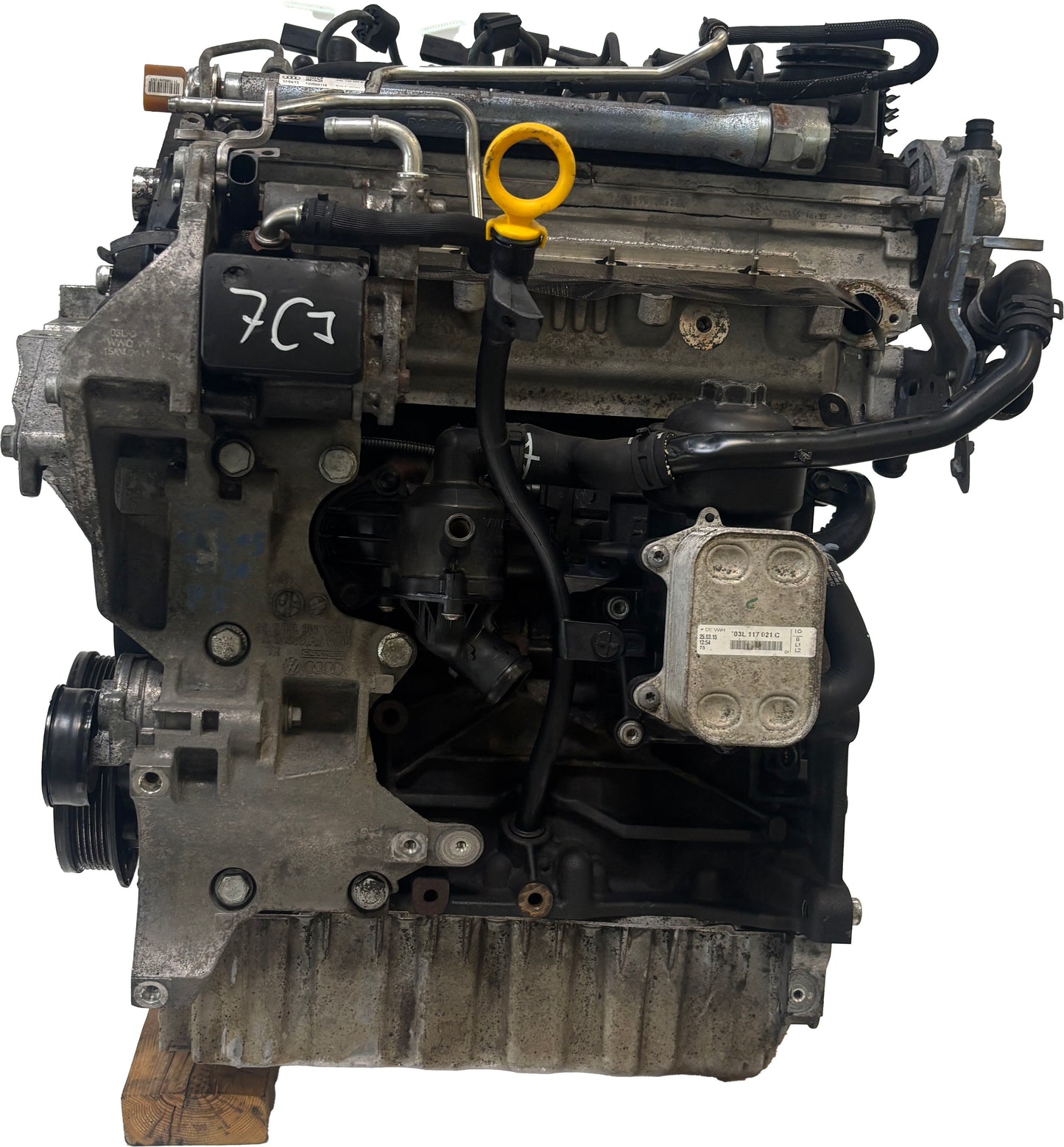 Moteur Pour VW Caddy III IV 1,6 TDI CAYD CAY 03L100090P d'occasion - Moteur Auto Usagé